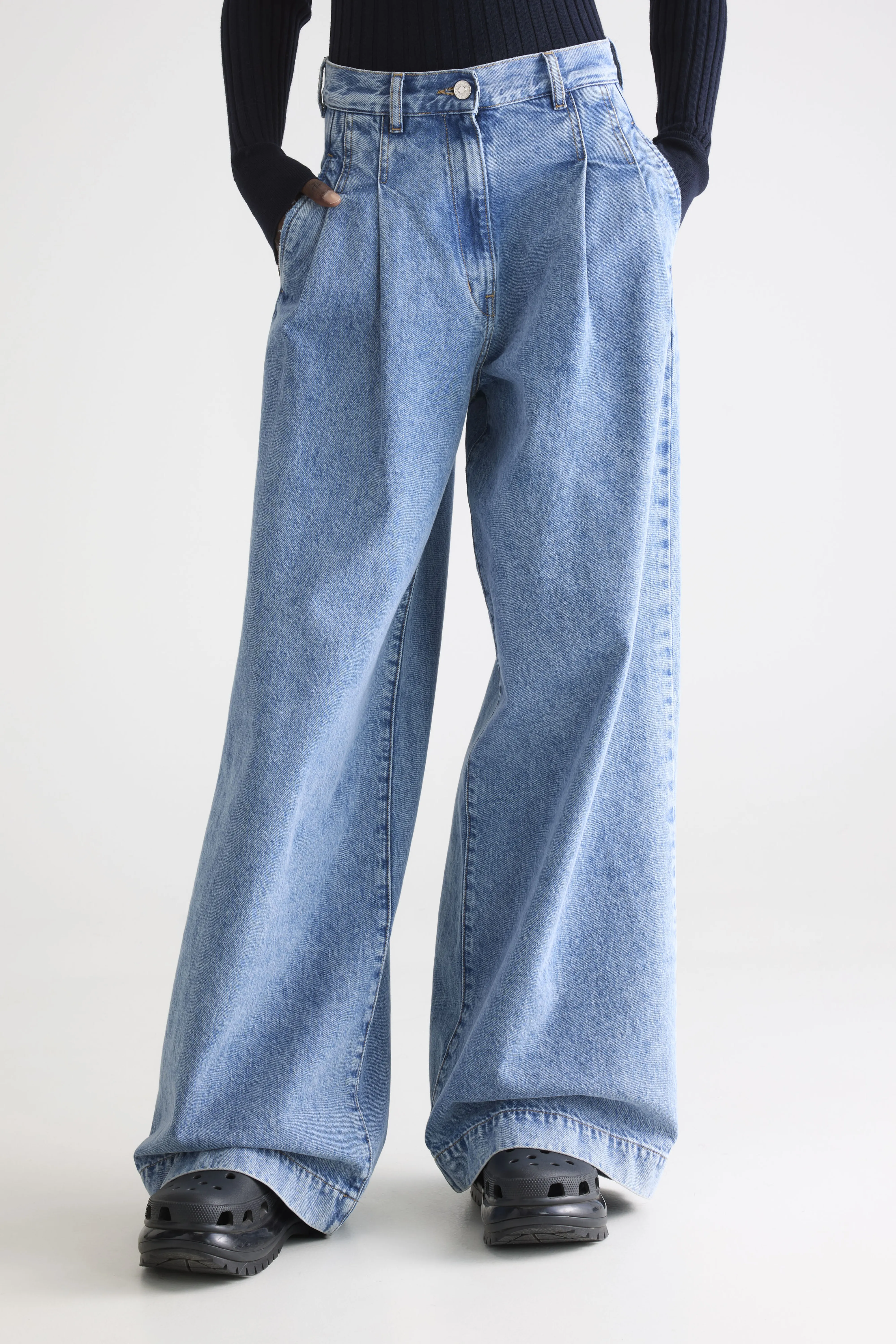 Denim N. 74 super-wide jeans (252 / W / STONE BLUE) - Image 3