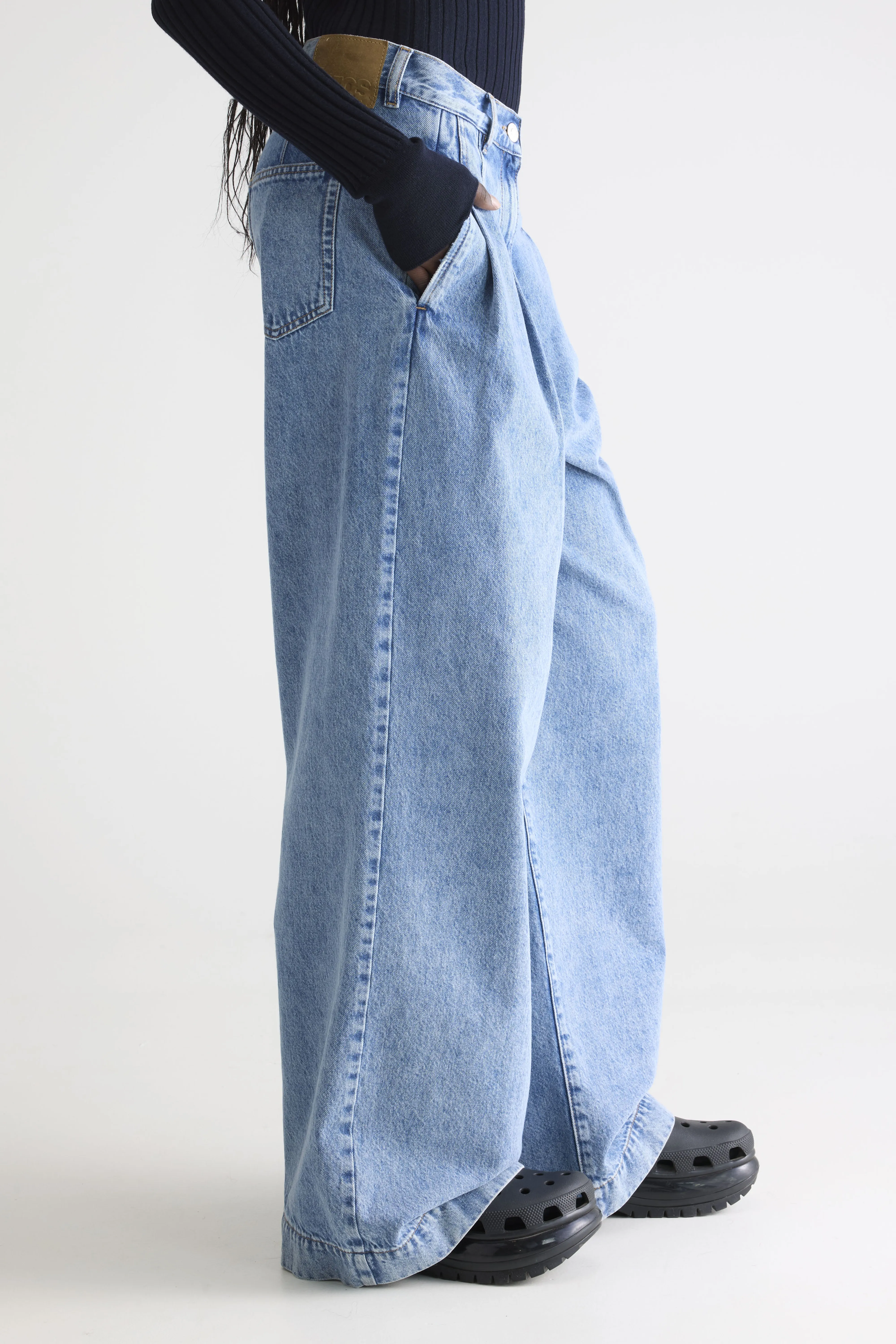 Denim N. 74 super-wide jeans (252 / W / STONE BLUE) - Image 5