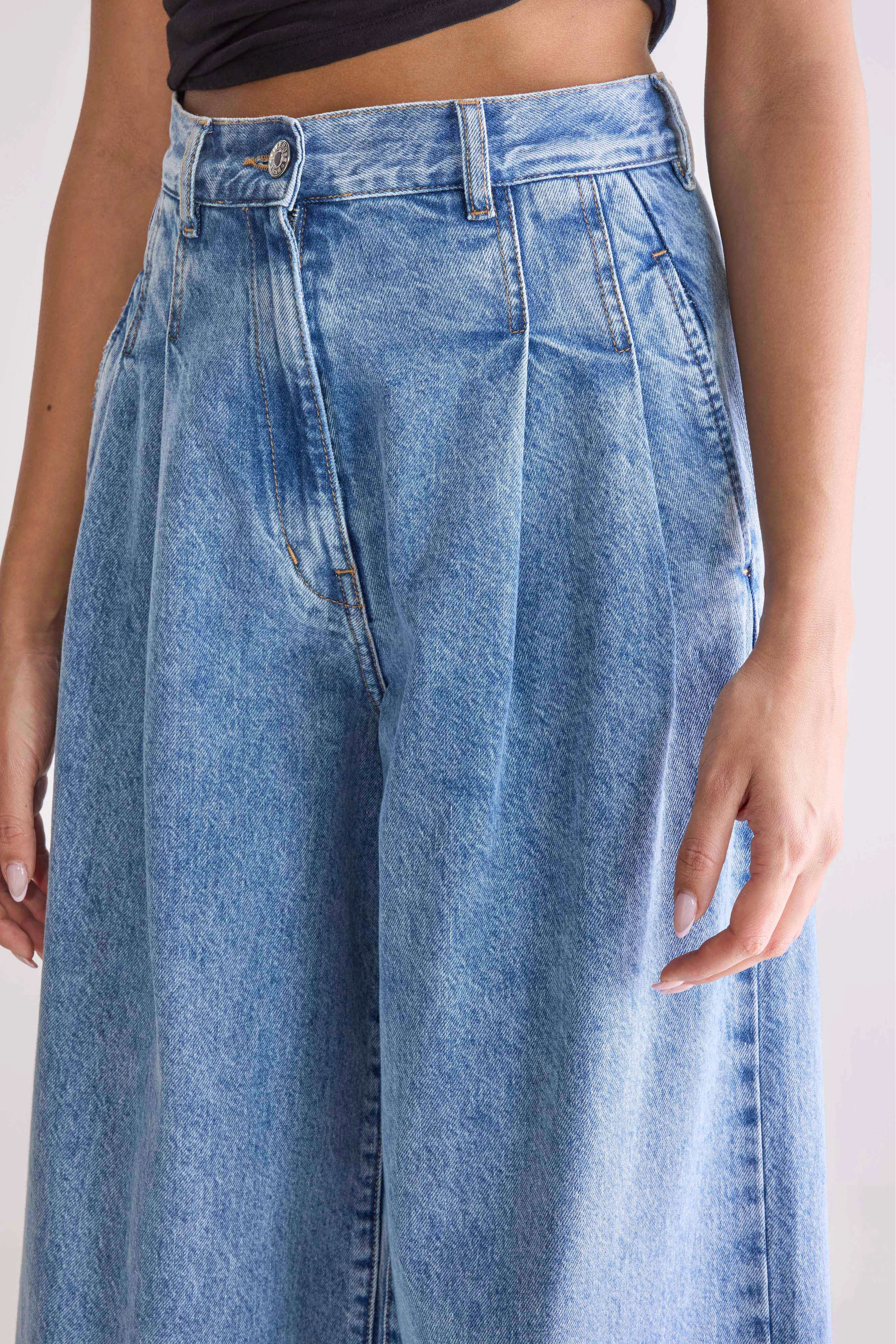 Denim N. 74 super-wide jeans (252 / W / STONE BLUE) - Image 8