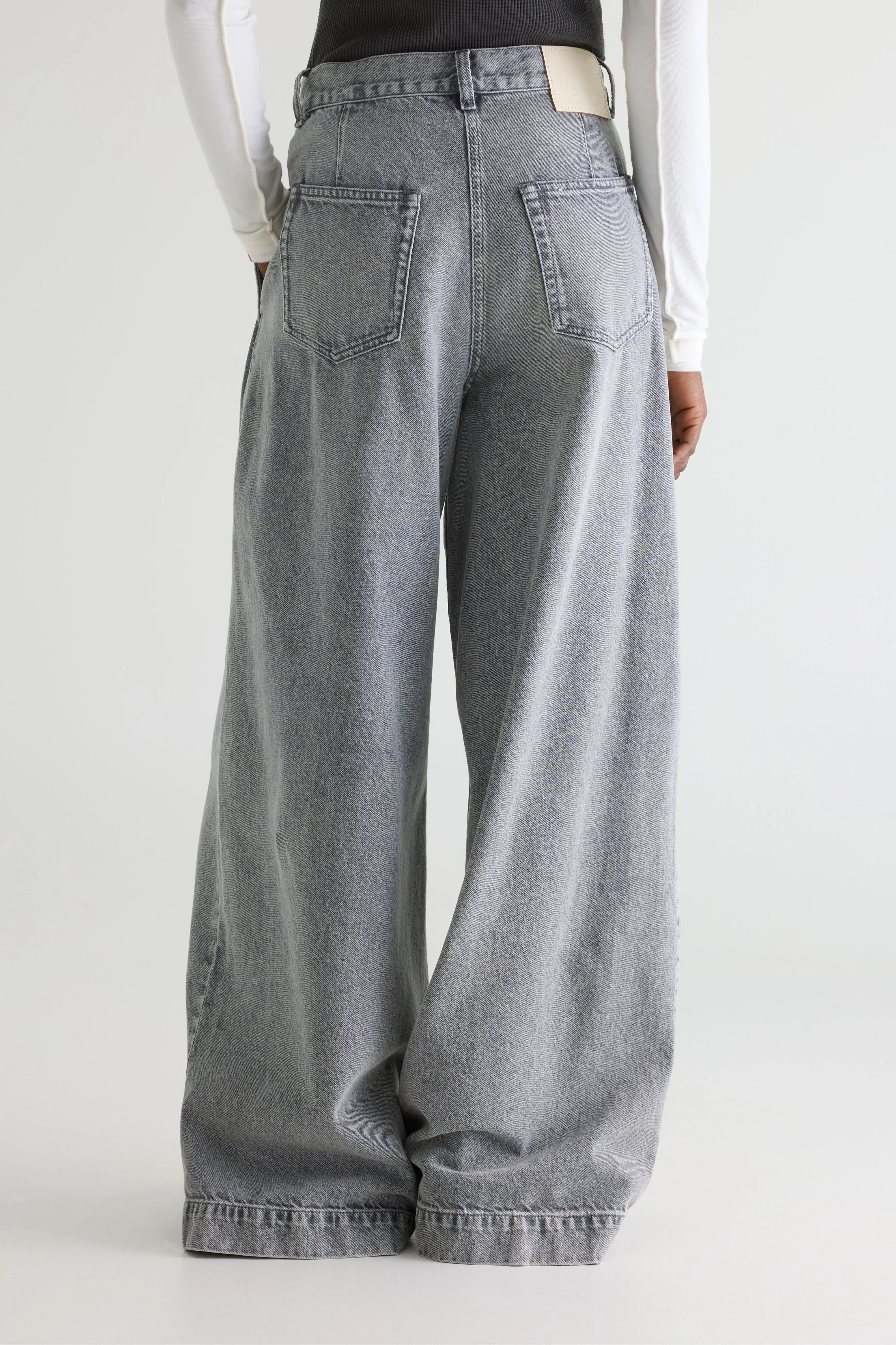 Denim N. 74 super-wide jeans (261 / W / USED GREY) - Image 4