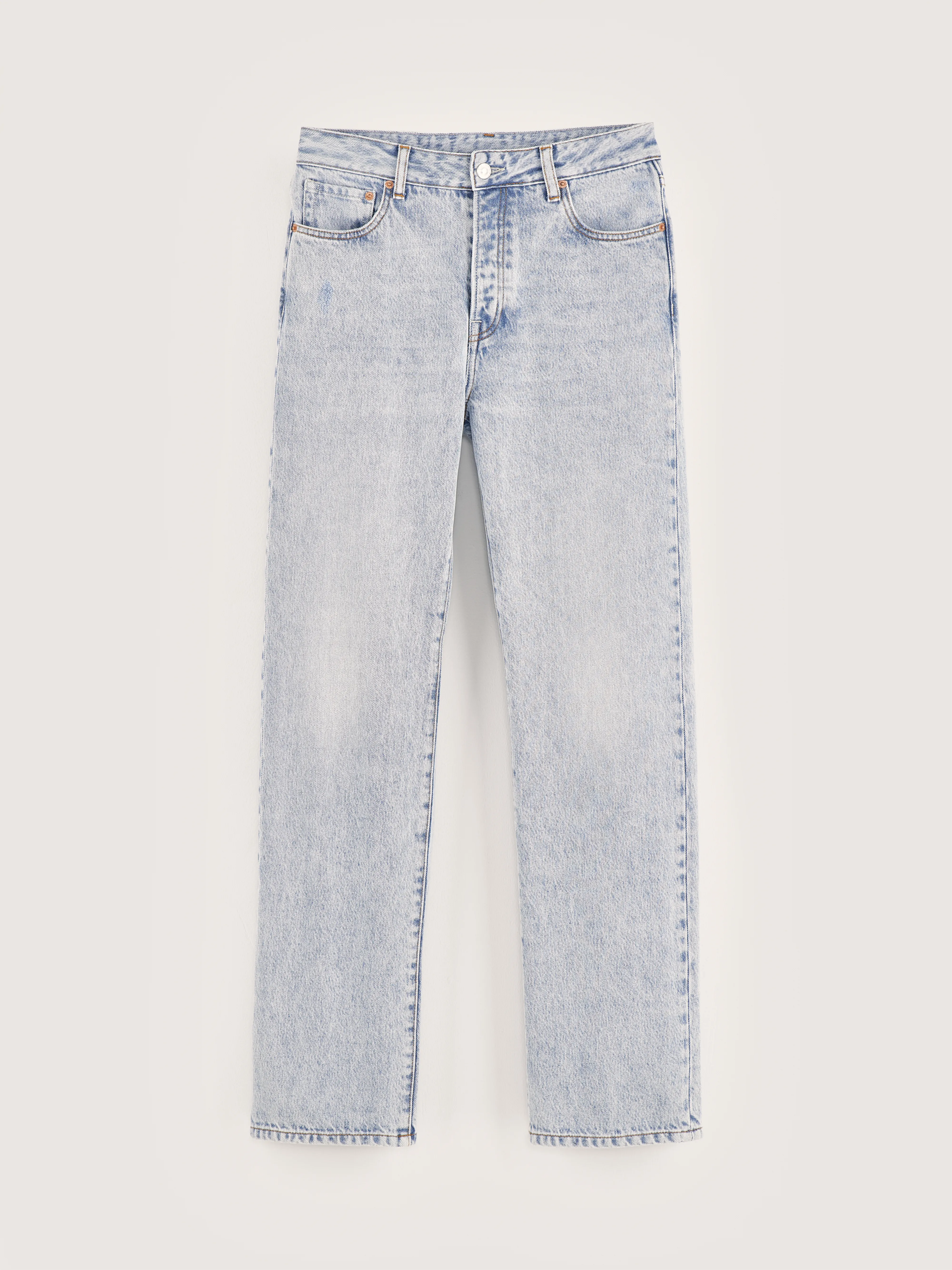 Denim N. 32 straight jeans (242 / W / USED LT BLUE) - Image 7