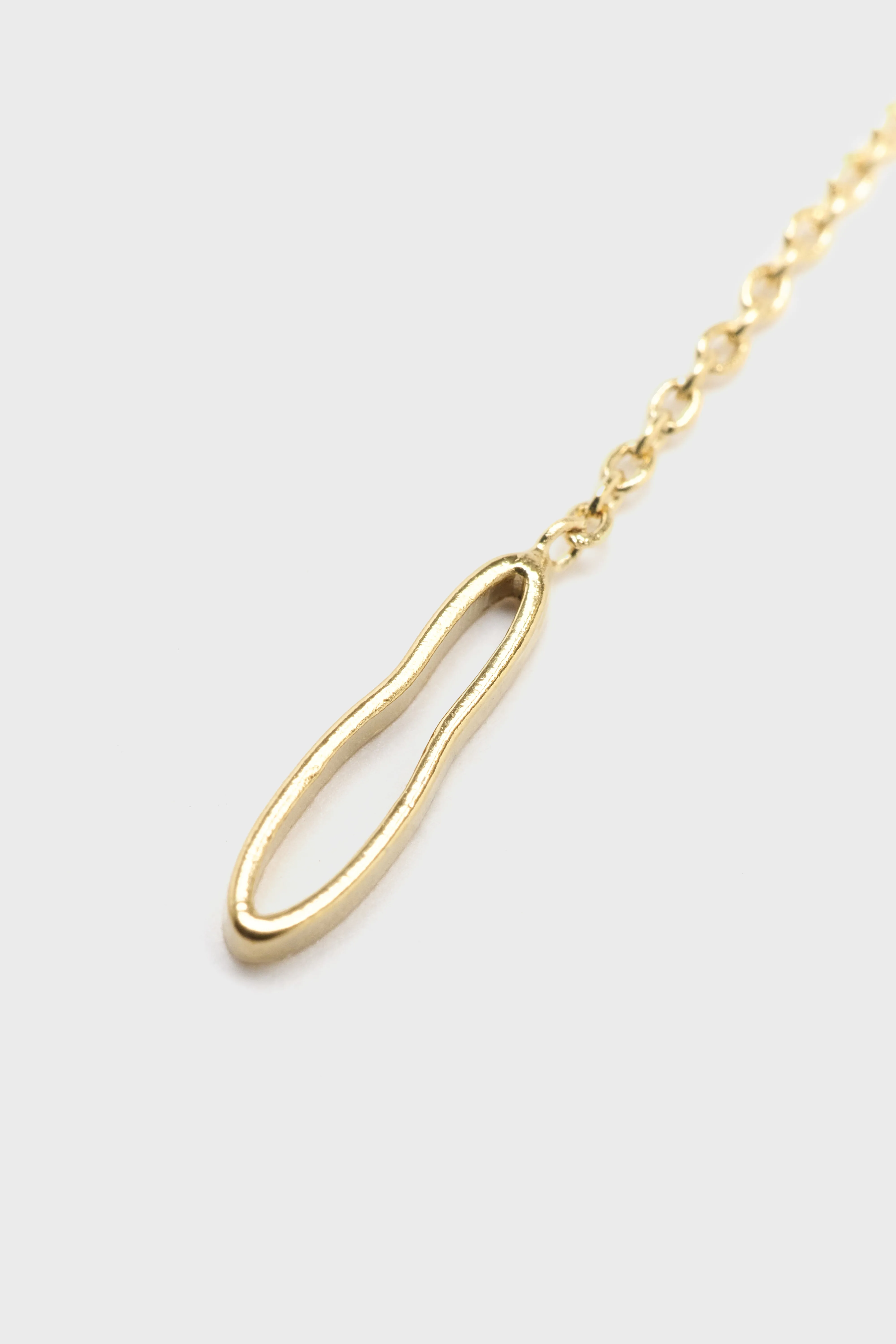 Songe Adjustable Chain Earrings (252 / W / GOLD) - Image 3