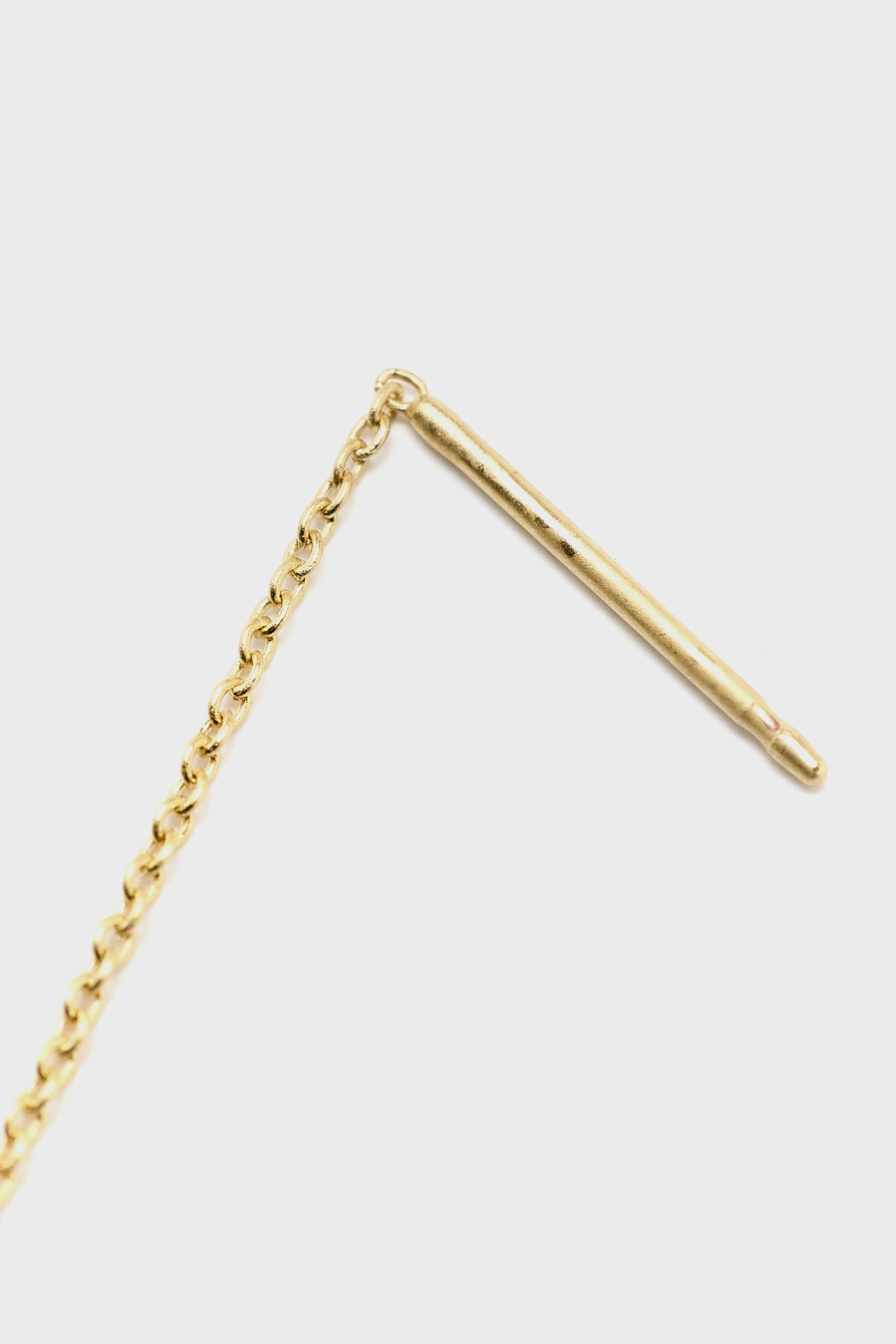 Songe Adjustable Chain Earrings (252 / W / GOLD) - Image 4