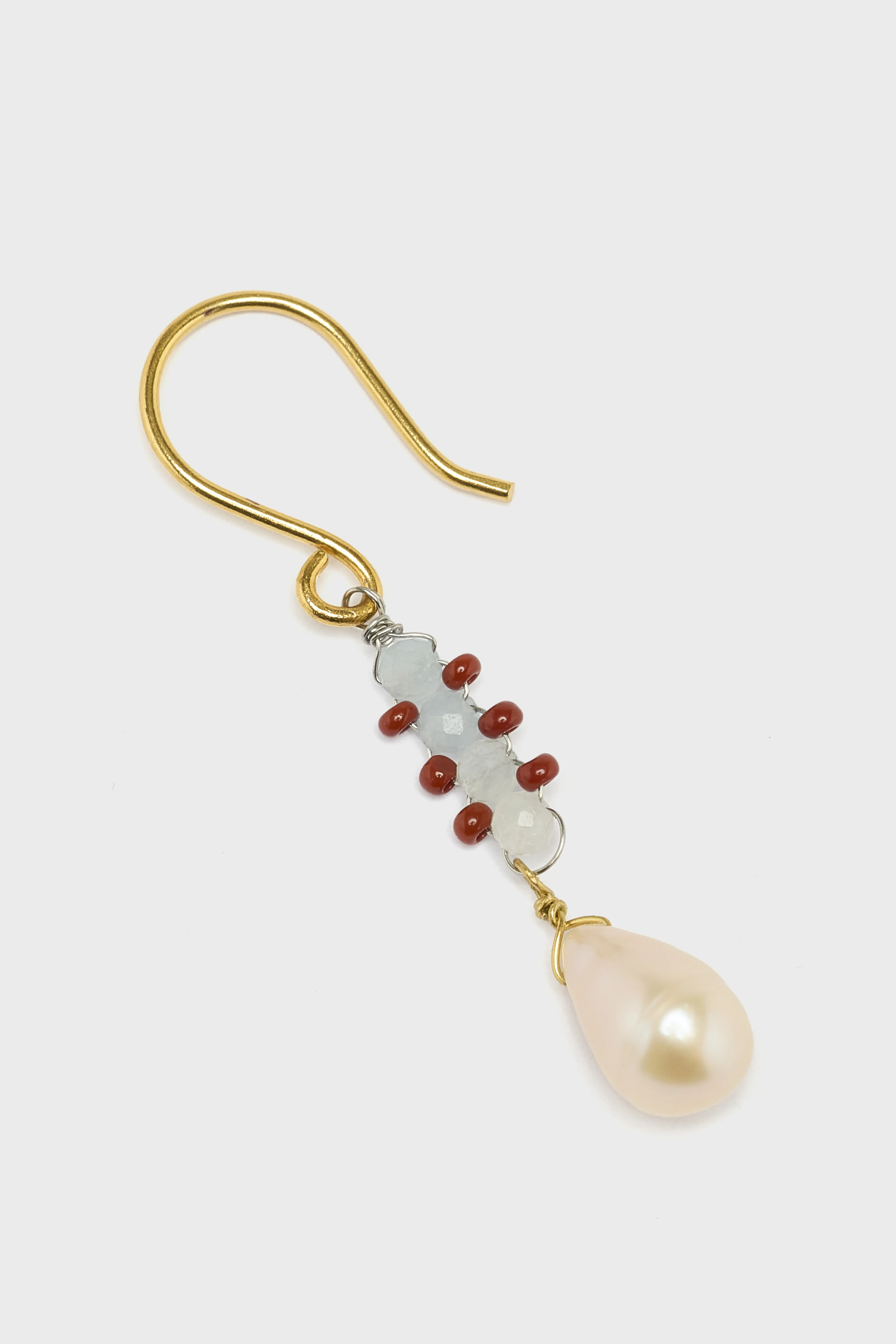 N° LA7 Asymmetric Earrings (252 / W / MULTICOLOR) - Image 4