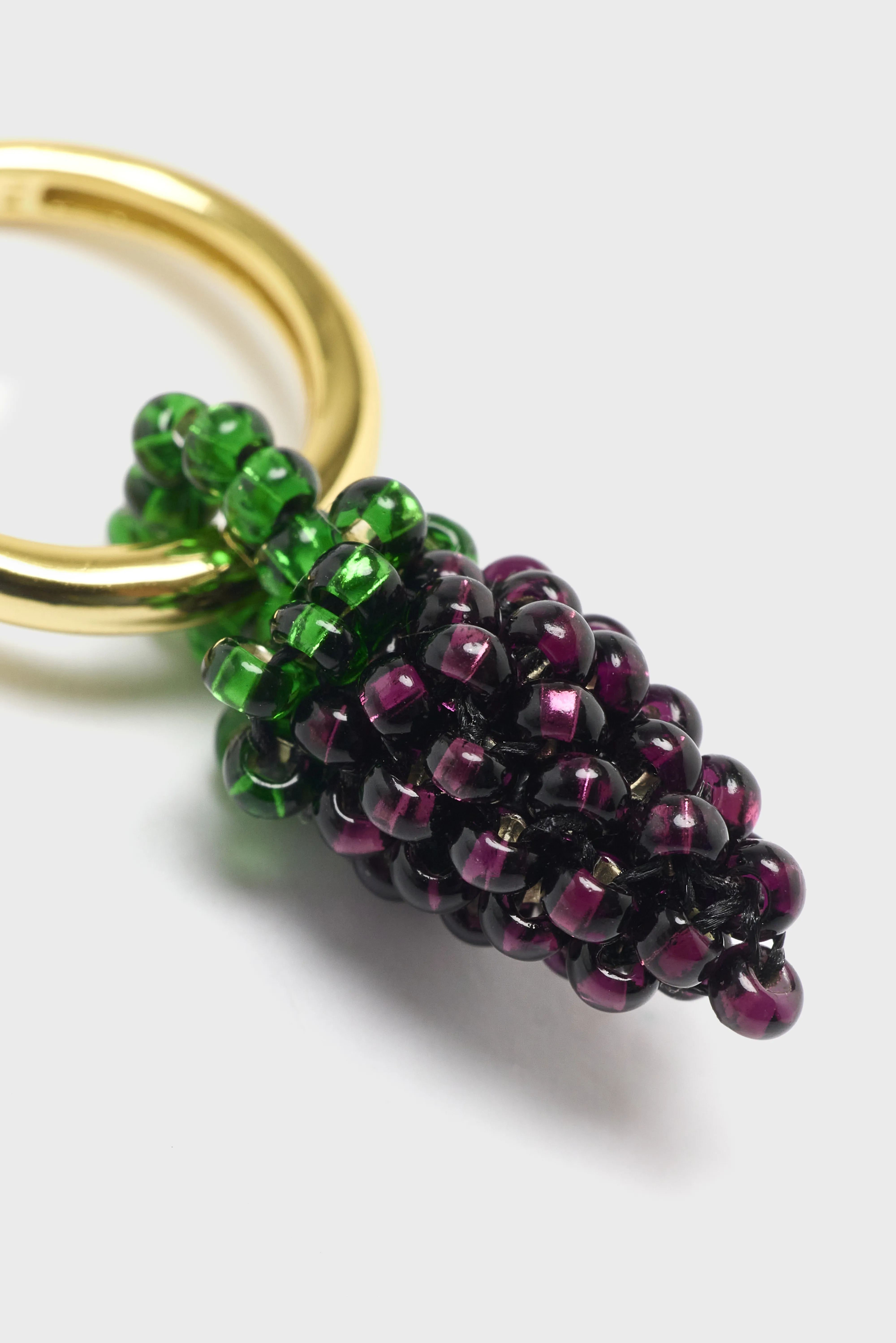 Mini Grape Earring  (252 / W / PURPLE) - Image 3