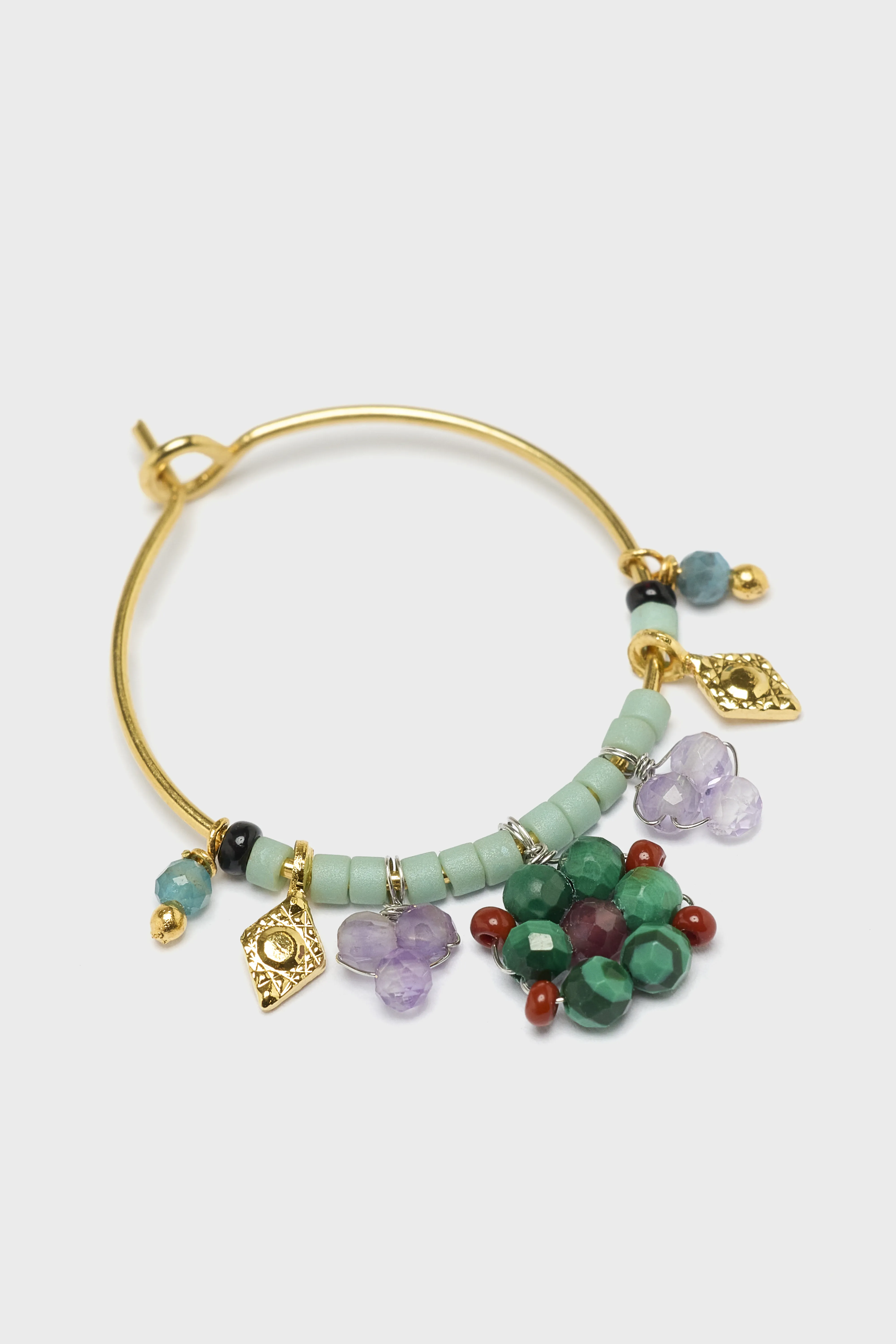 N° P2 Hoop Earrings  (252 / W / MULTICOLOR) - Image 3