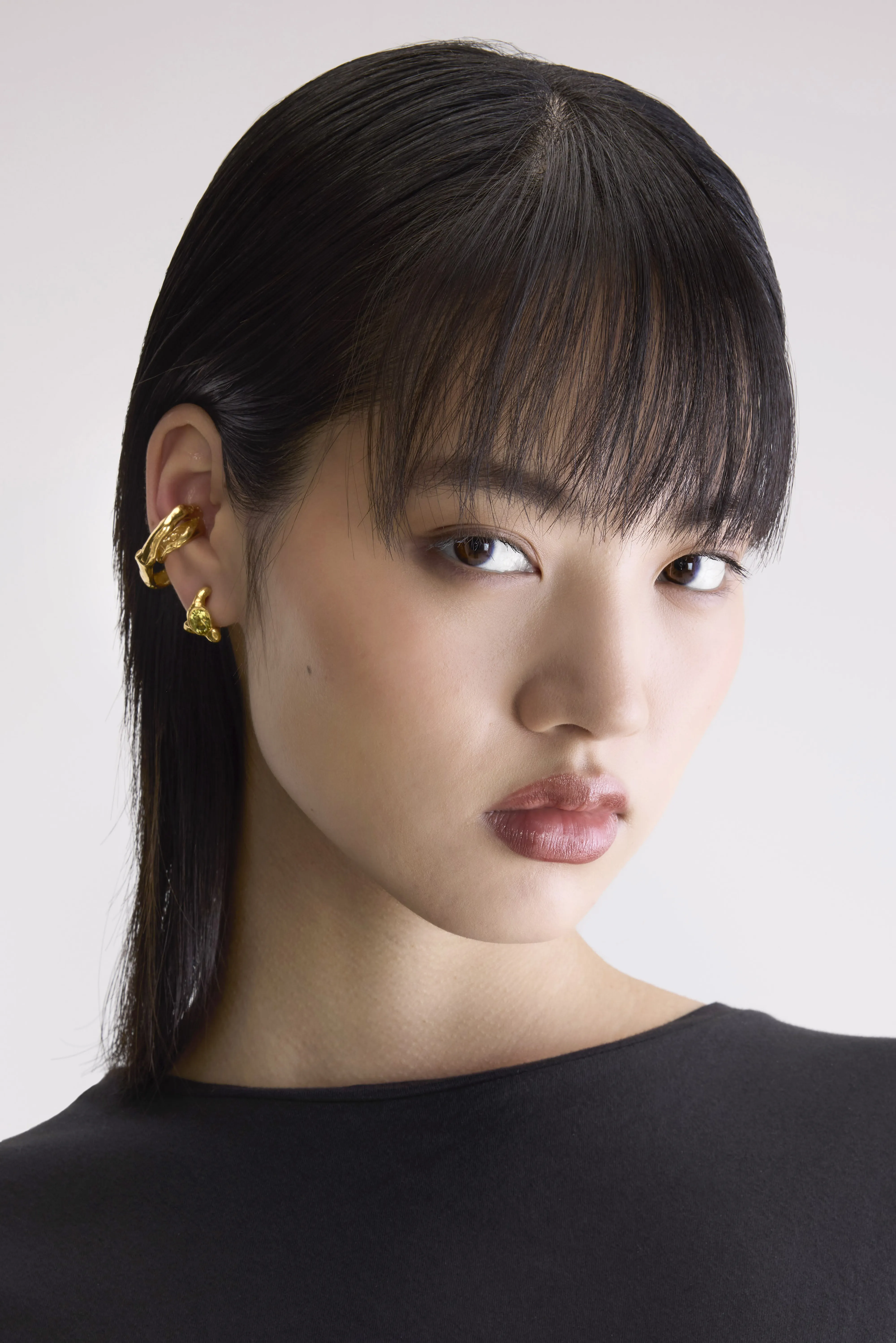 El Salto Yellow Stud Earring (251 / W / GOLD) - Image 3
