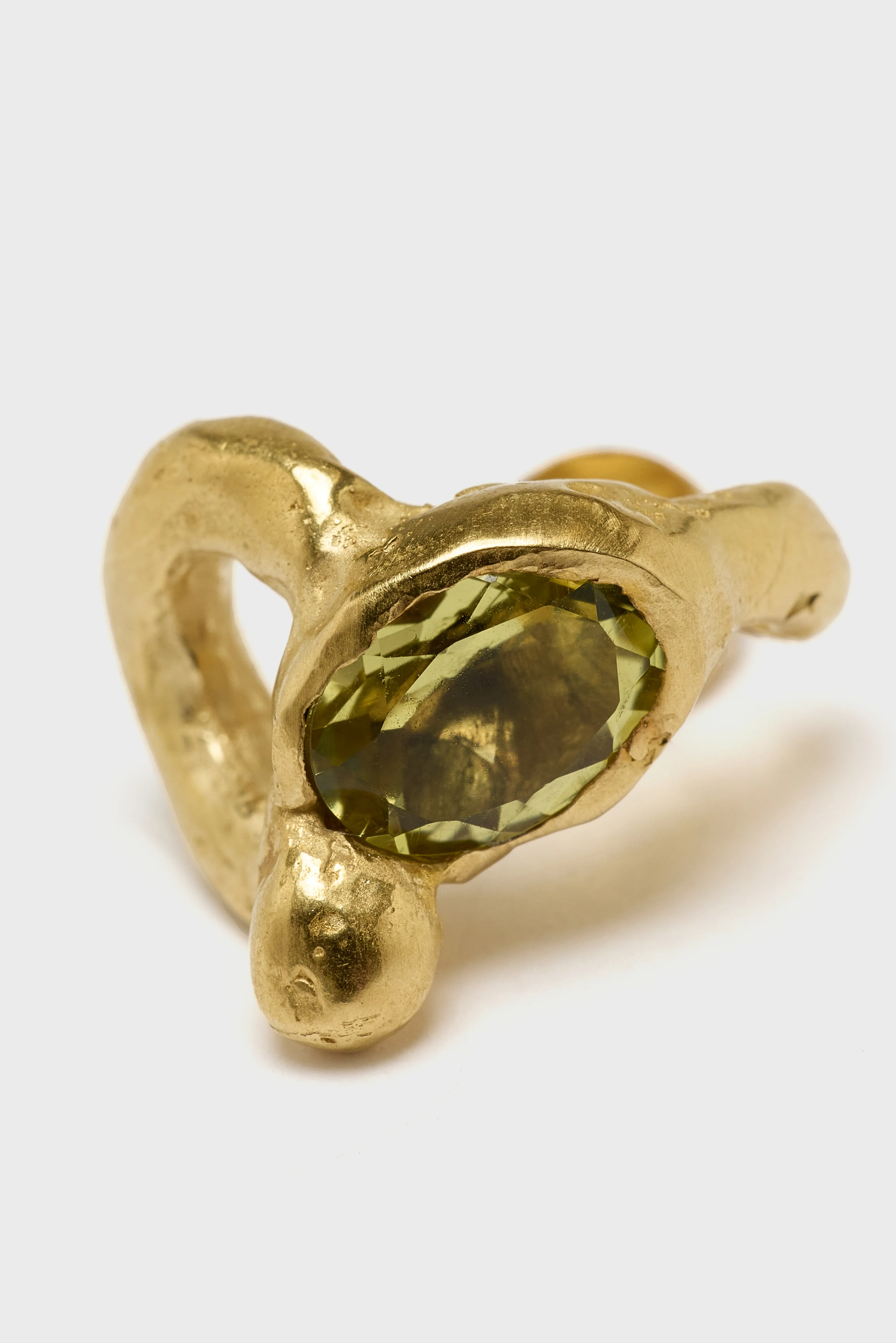 El Salto Yellow Stud Earring (251 / W / GOLD) - Image 4