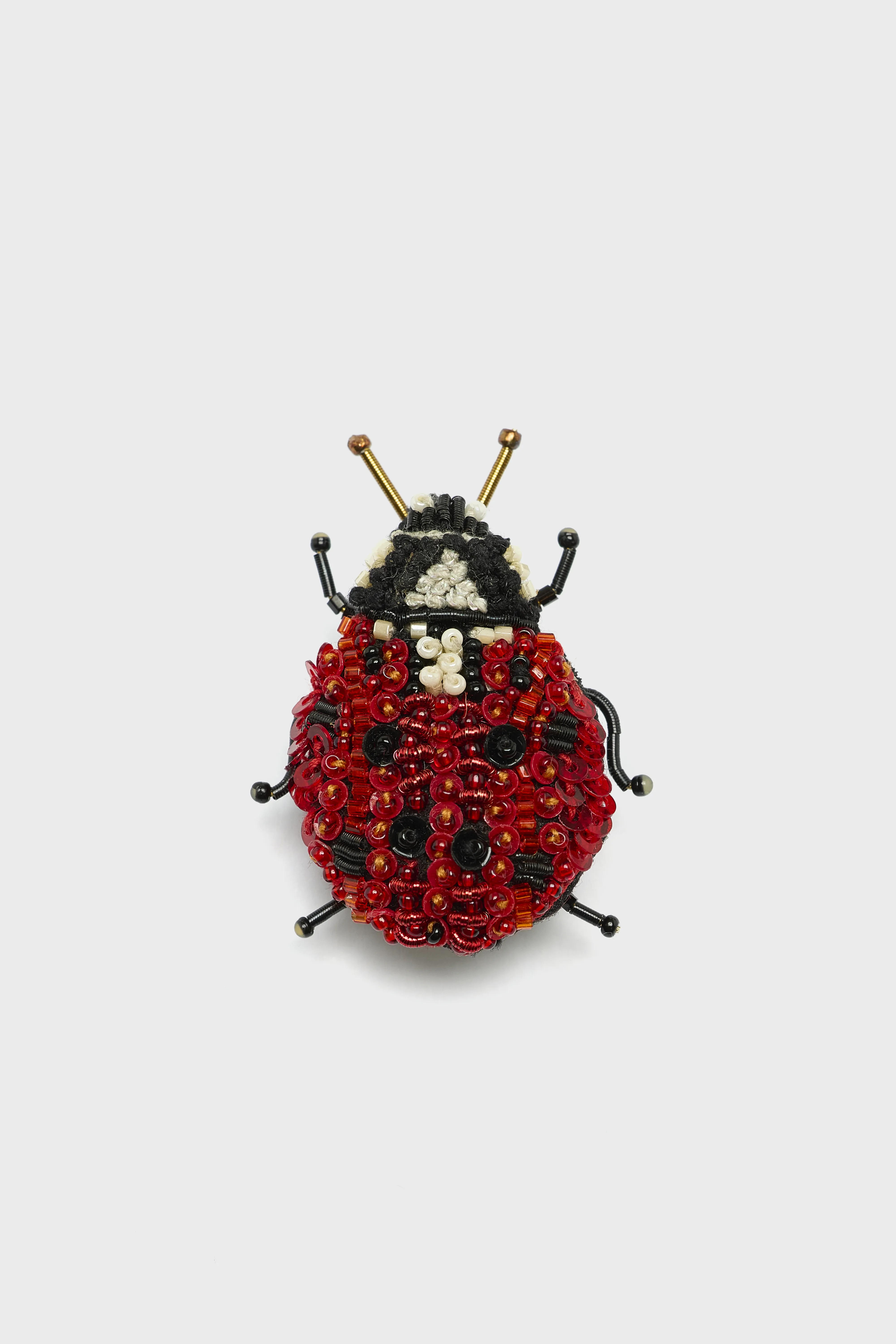 Lady Bug Beetle Brooch (251 / W / RED) - Image 3