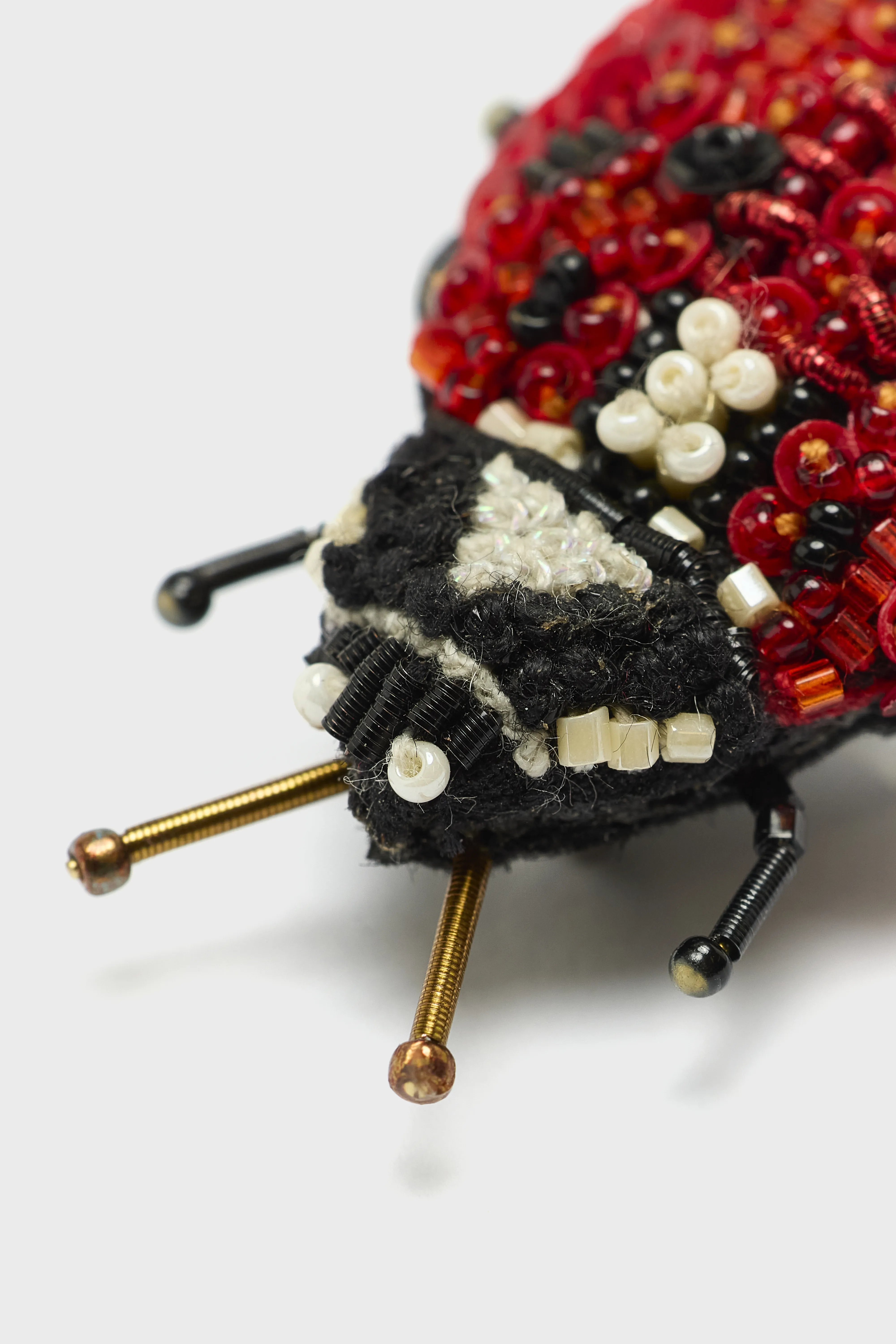 Lady Bug Beetle Brooch (251 / W / RED) - Image 4