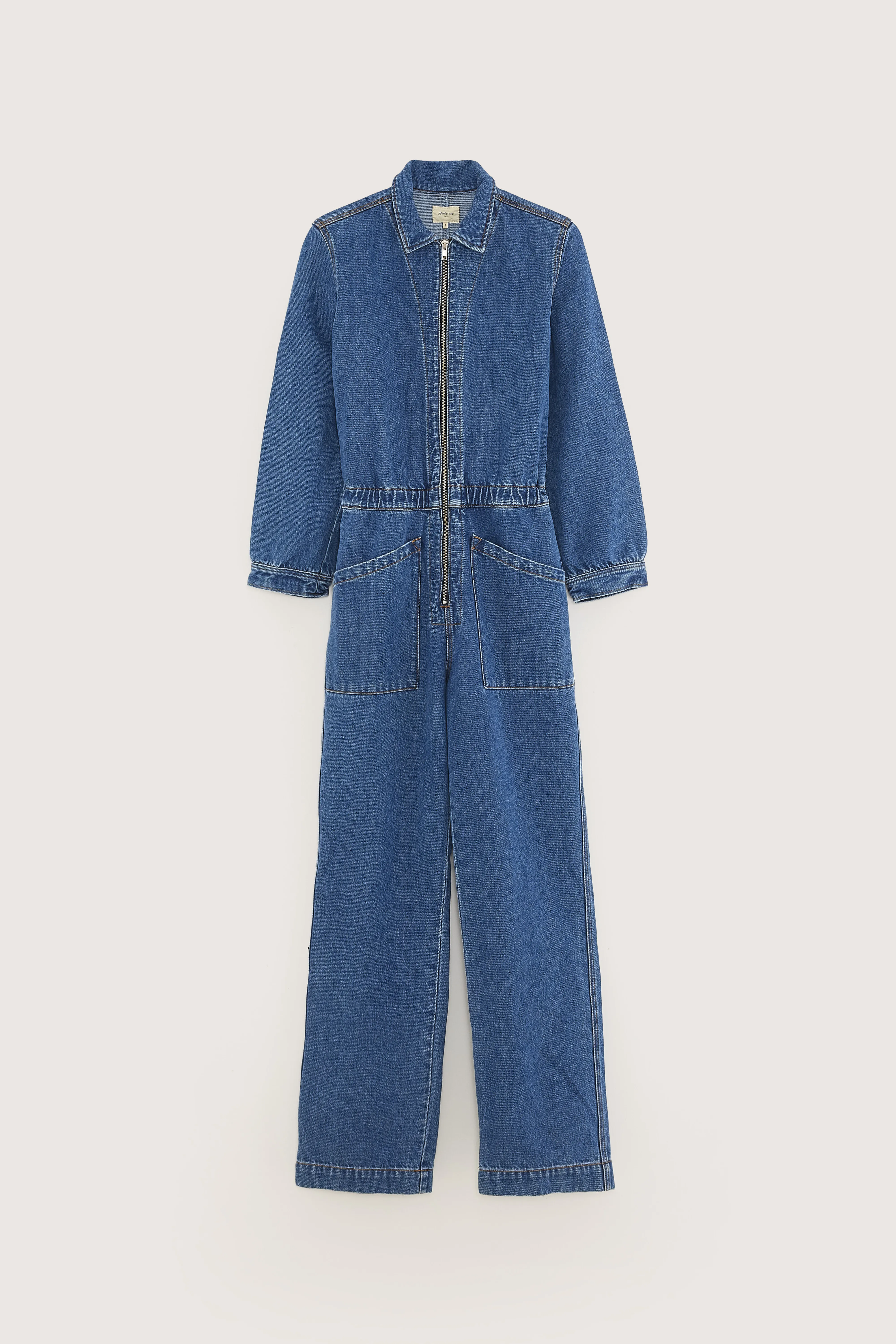 Poster denim jumpsuit (242 / W / USED BLUE) - Image 2