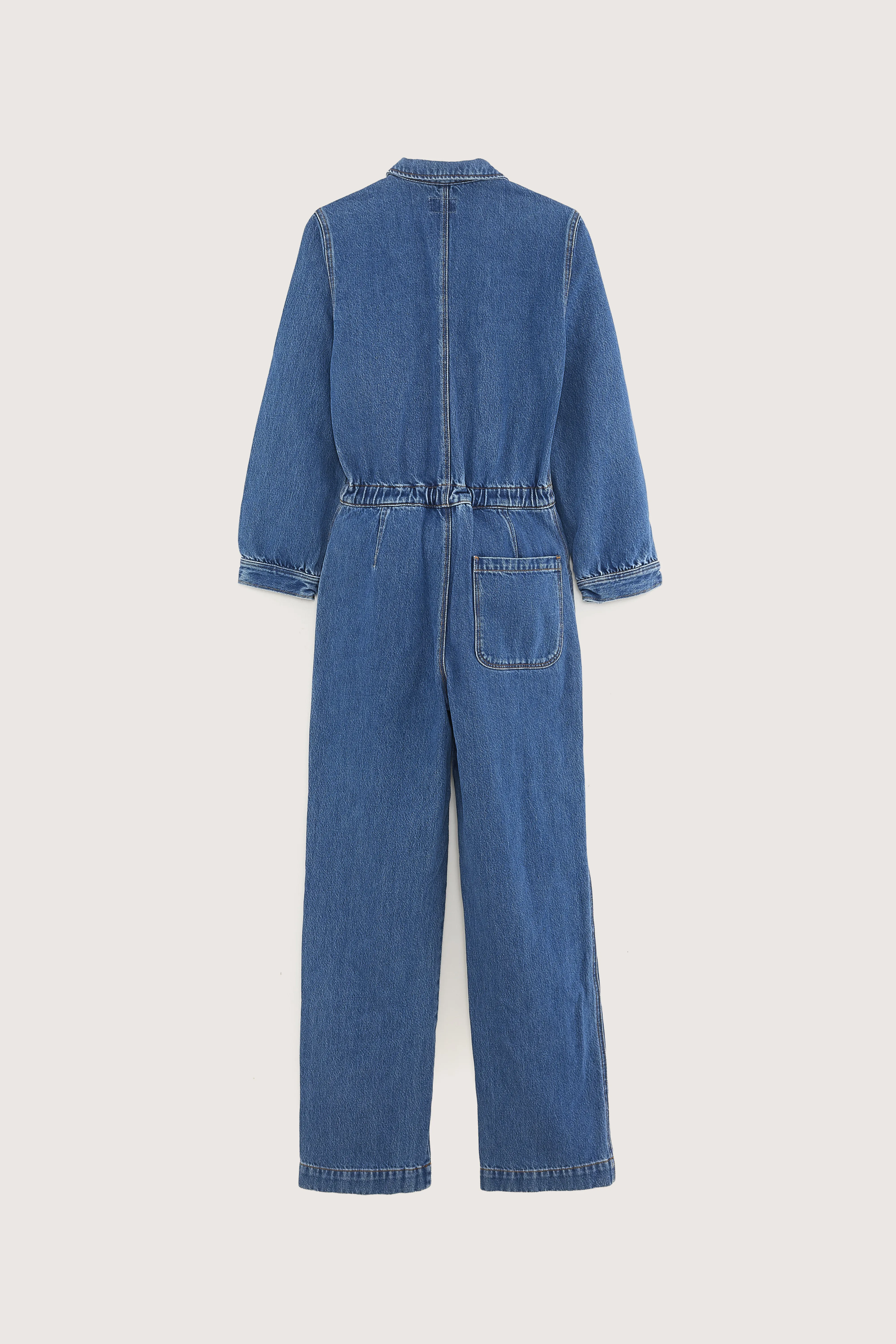Poster denim jumpsuit (242 / W / USED BLUE) - Image 3