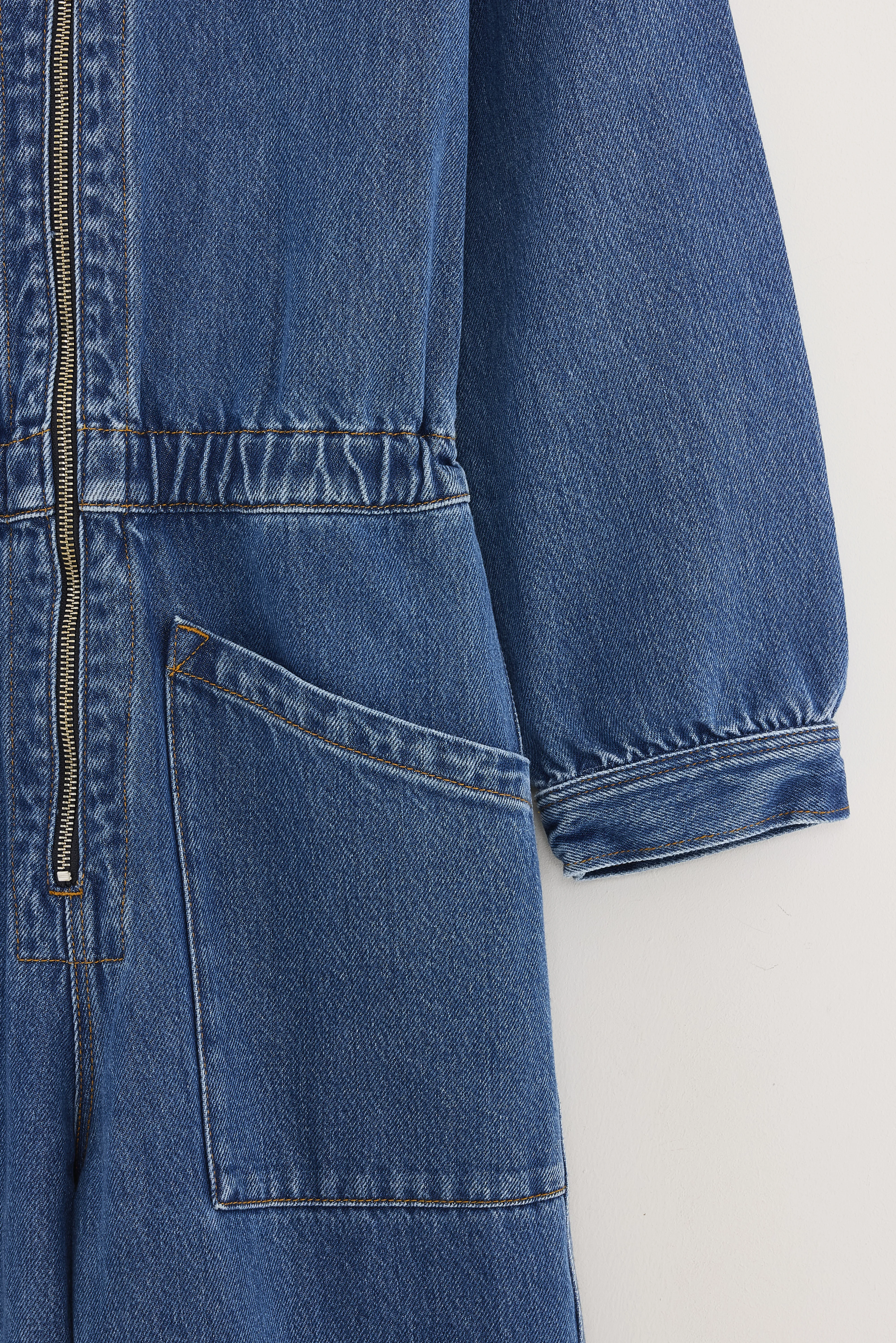 Poster denim jumpsuit (242 / W / USED BLUE) - Image 5