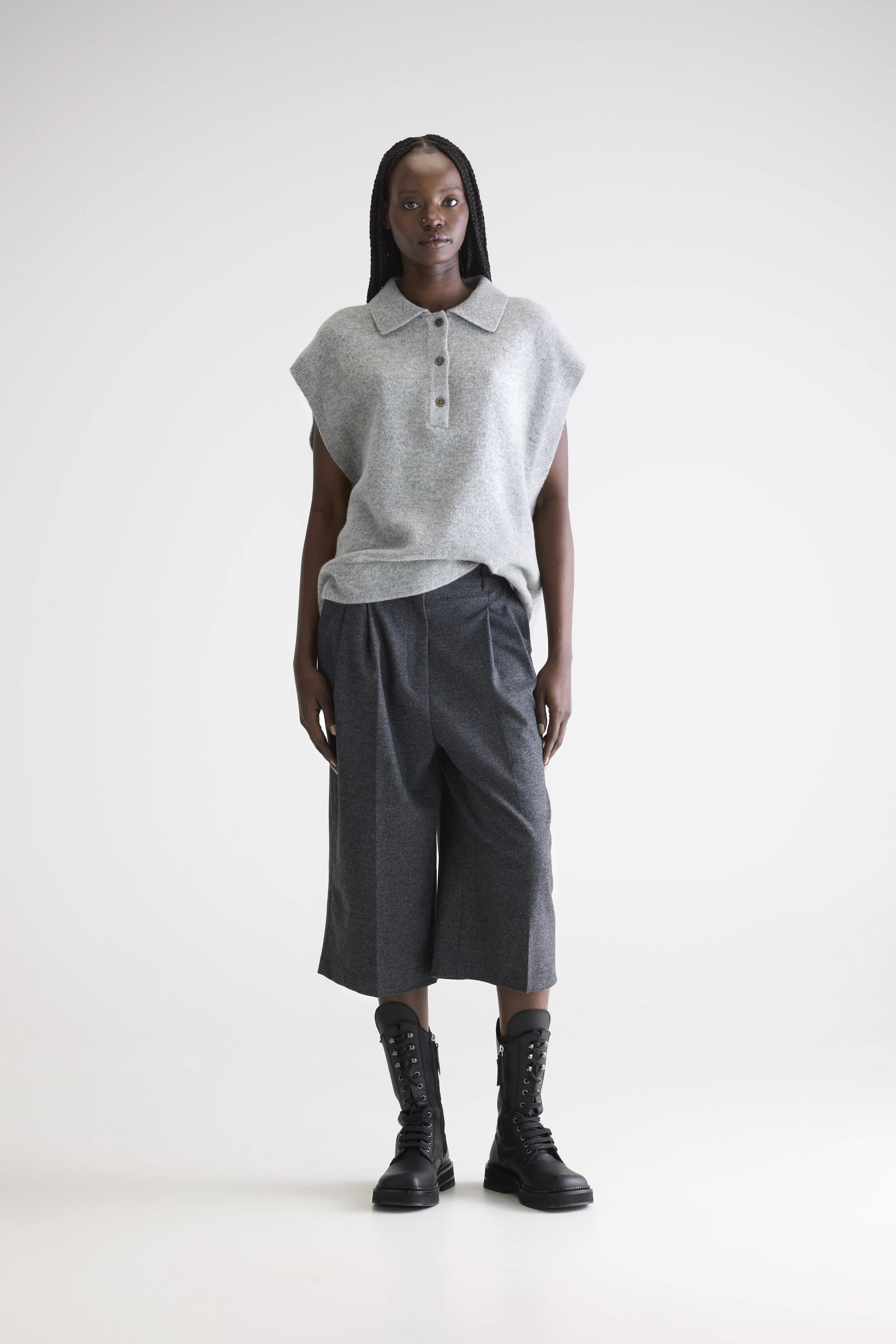 Ameson sleeveless sweater (252 / W / H. GREY) - Image 3