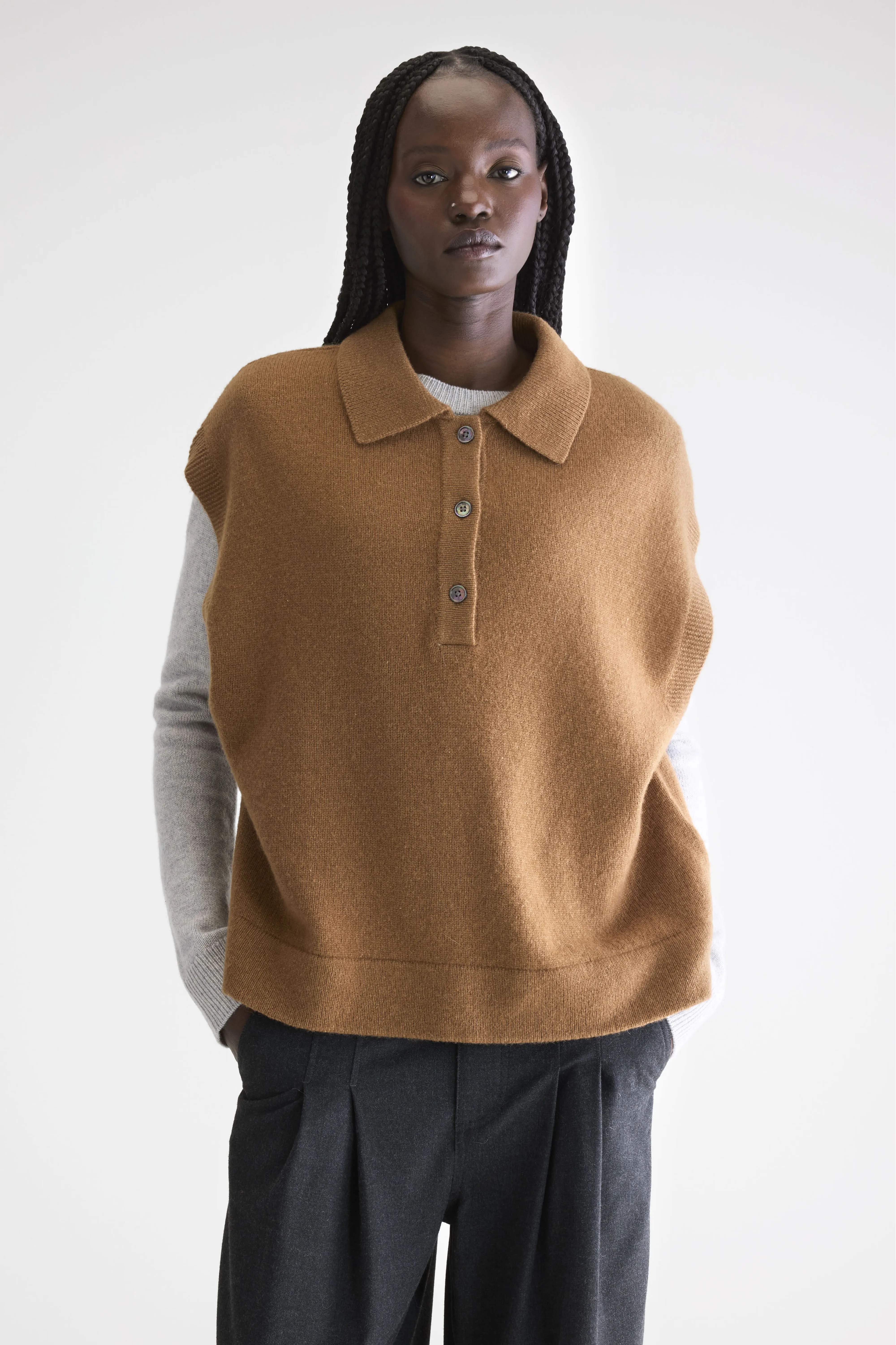 Ameson sleeveless sweater (252 / W / MONK) - Image 2