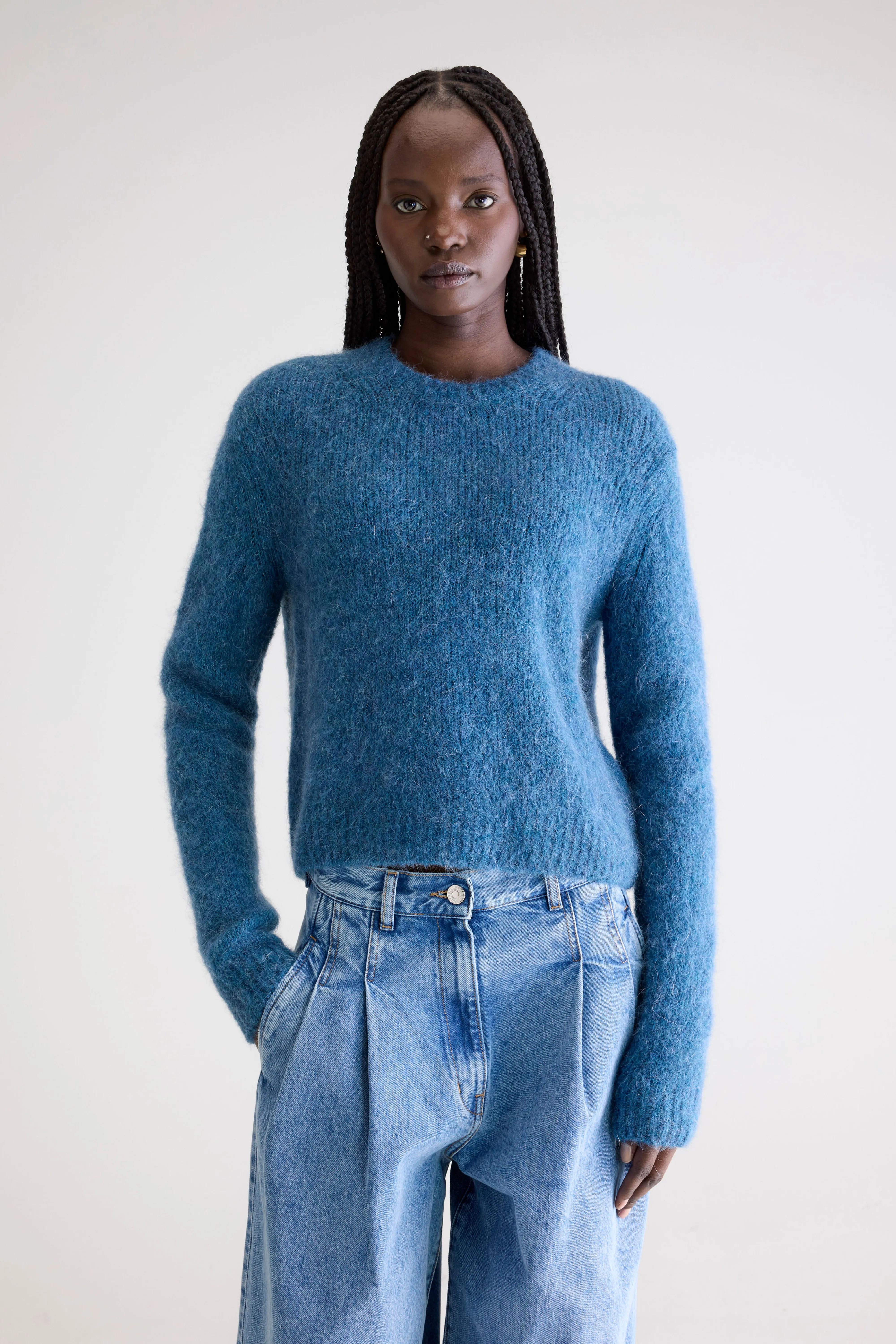 Anco crewneck sweater (252 / W / BLUE JEANS) - Image 2