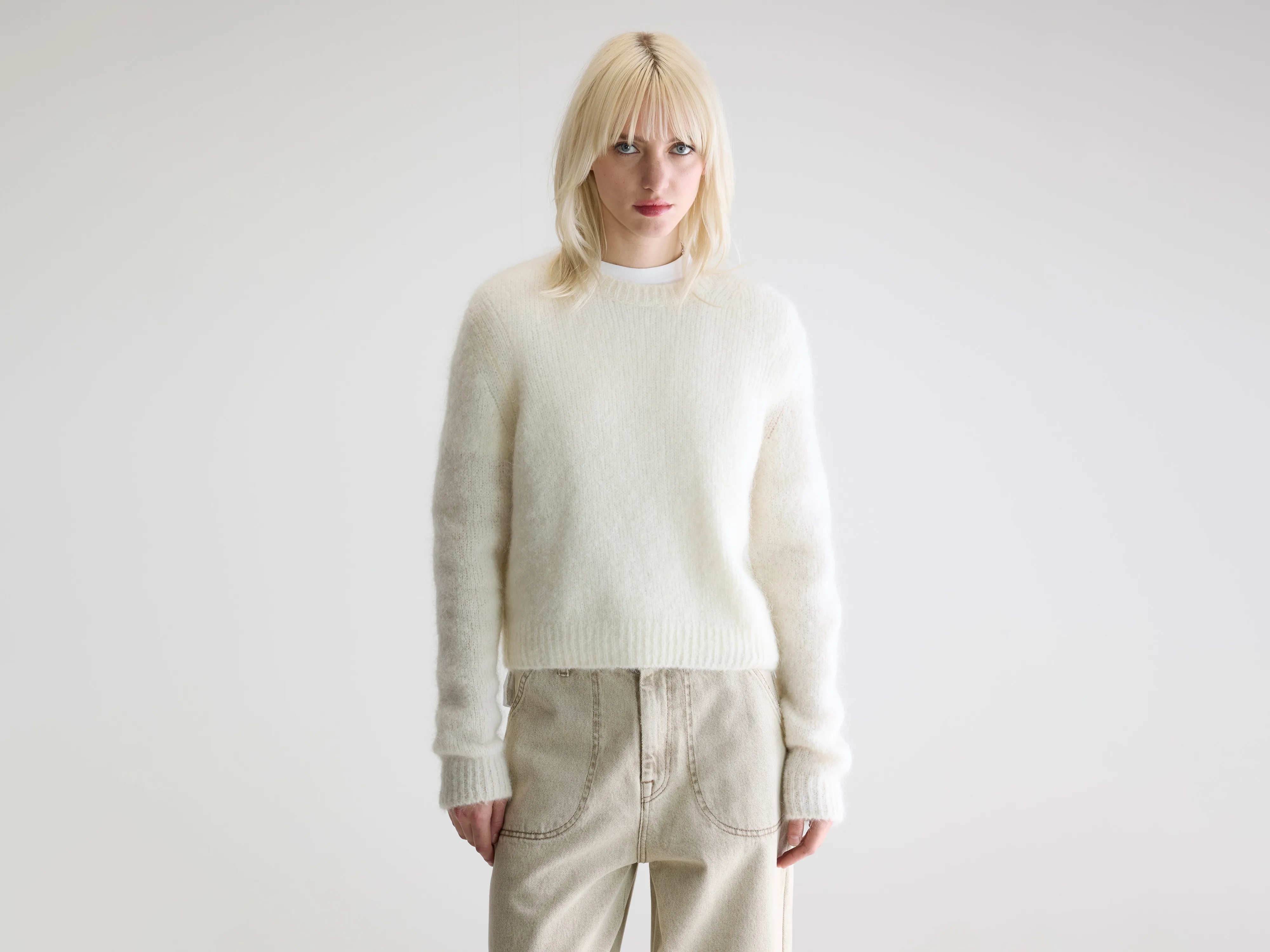 Anco crewneck sweater (252 / W / ECRU)