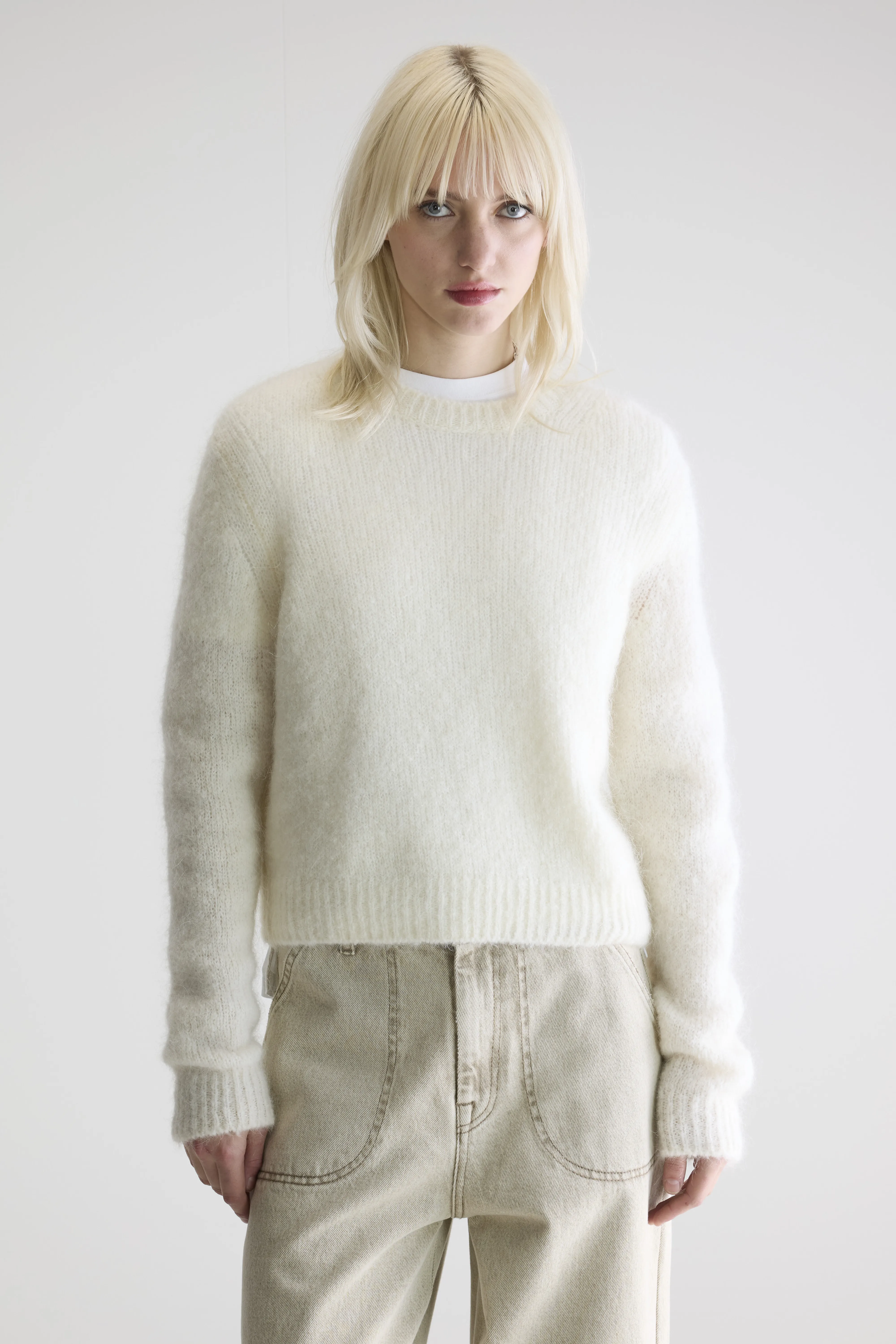 Anco crewneck sweater (252 / W / ECRU) - Image 2