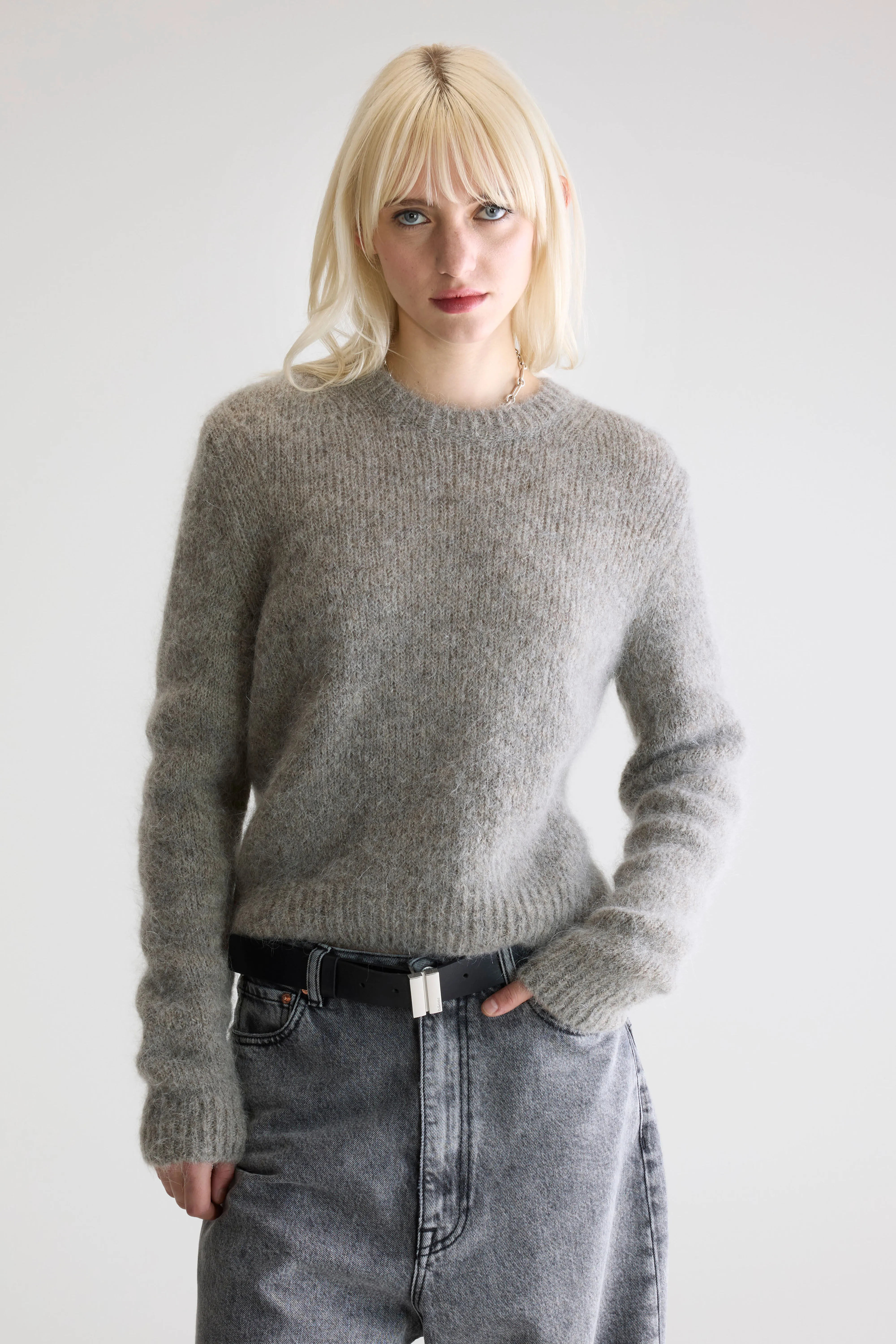 Anco crewneck sweater (252 / W / H. GREY) - Image 2