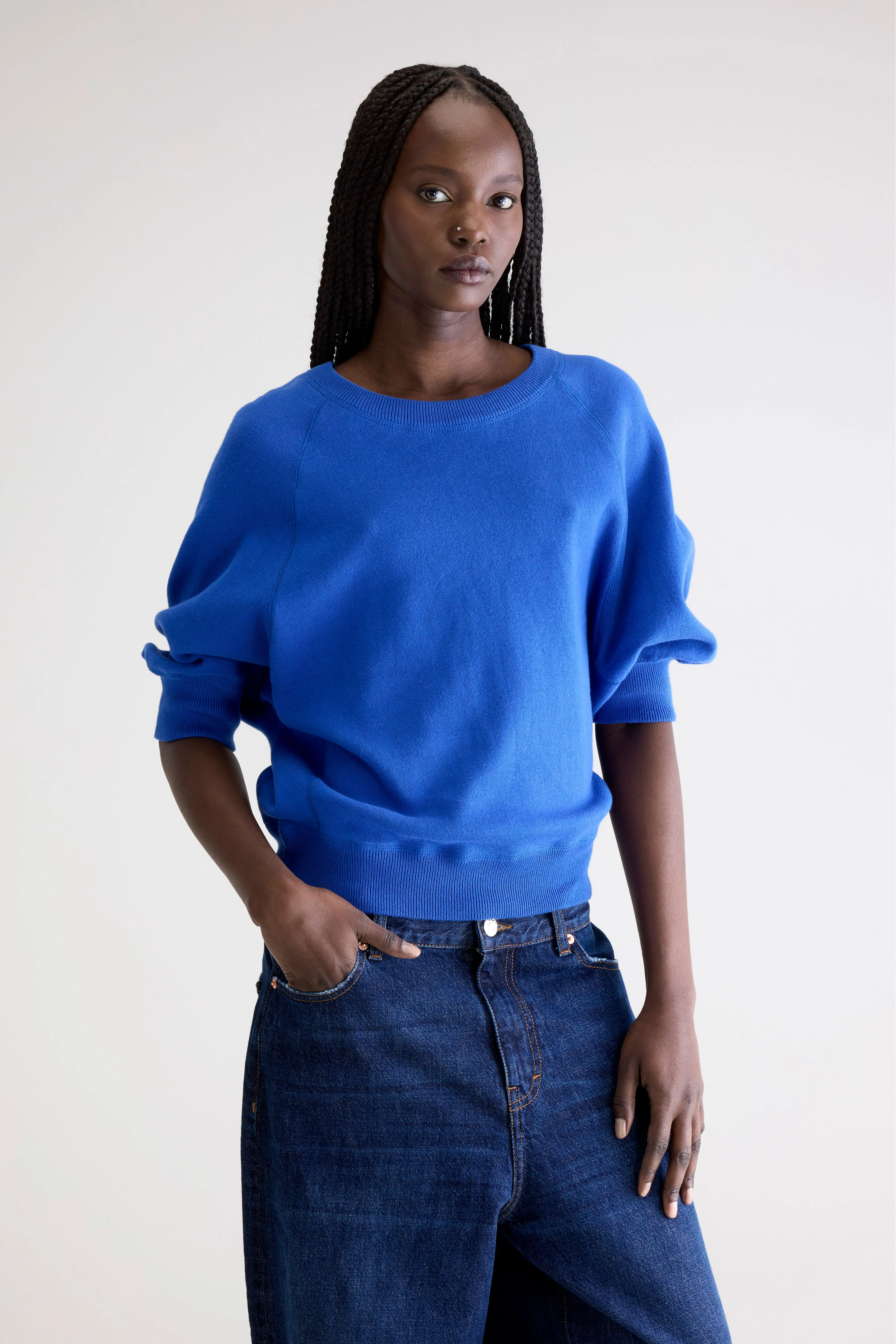 Anglet crewneck sweater (252 / W / LAZULI) - Image 2
