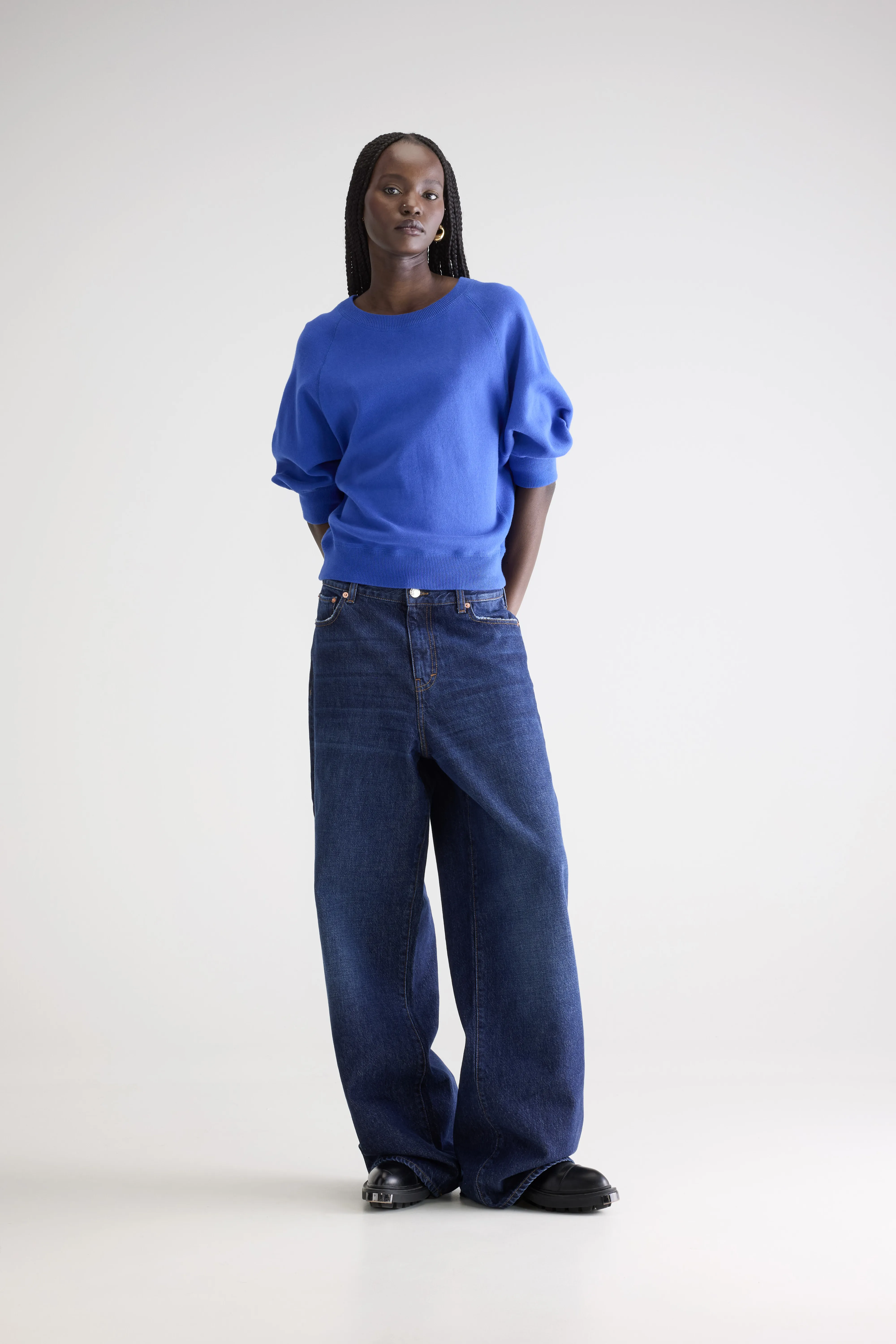 Anglet crewneck sweater (252 / W / LAZULI) - Image 3