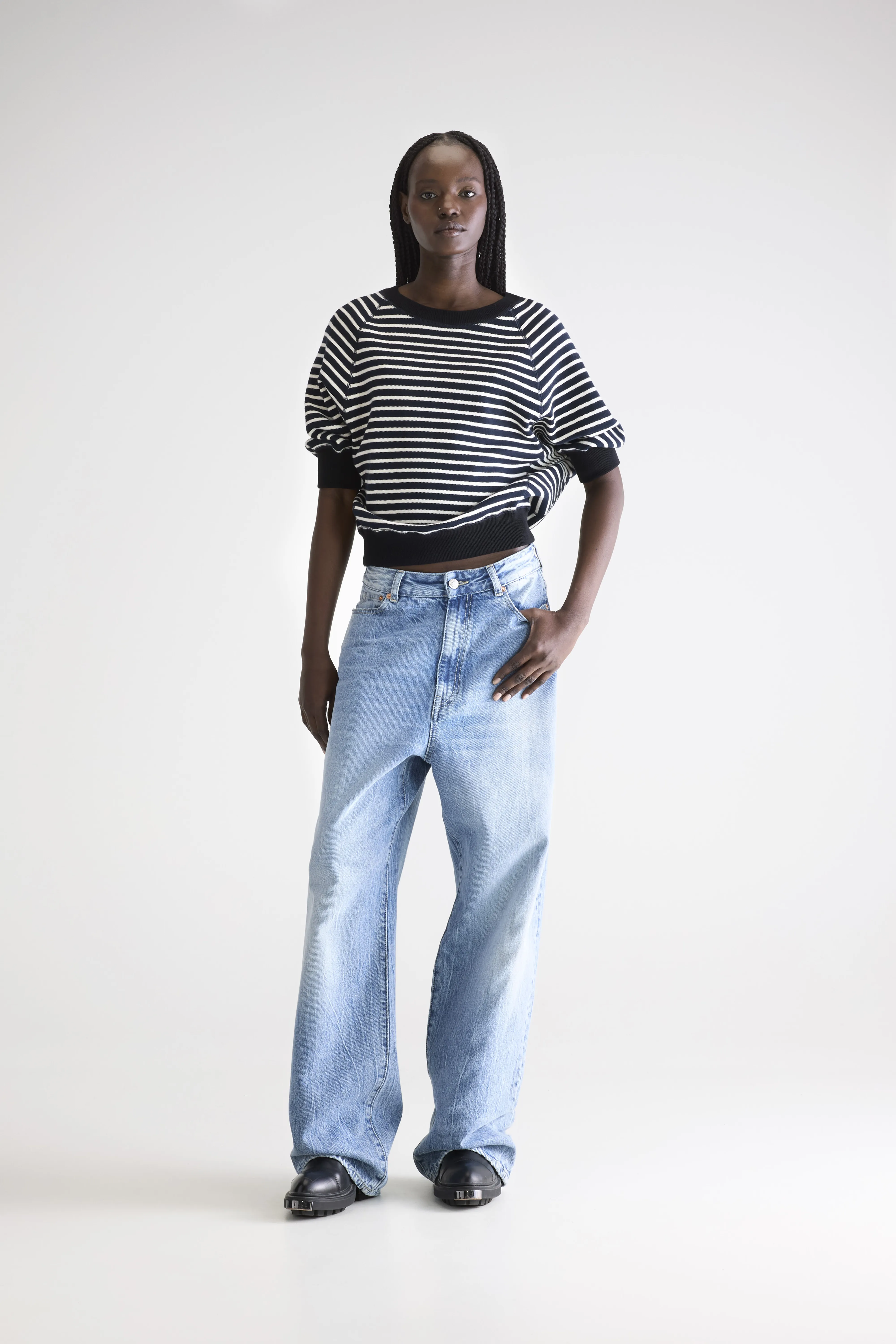 Anglet crewneck sweater (252 / W / STRIPE B) - Image 3