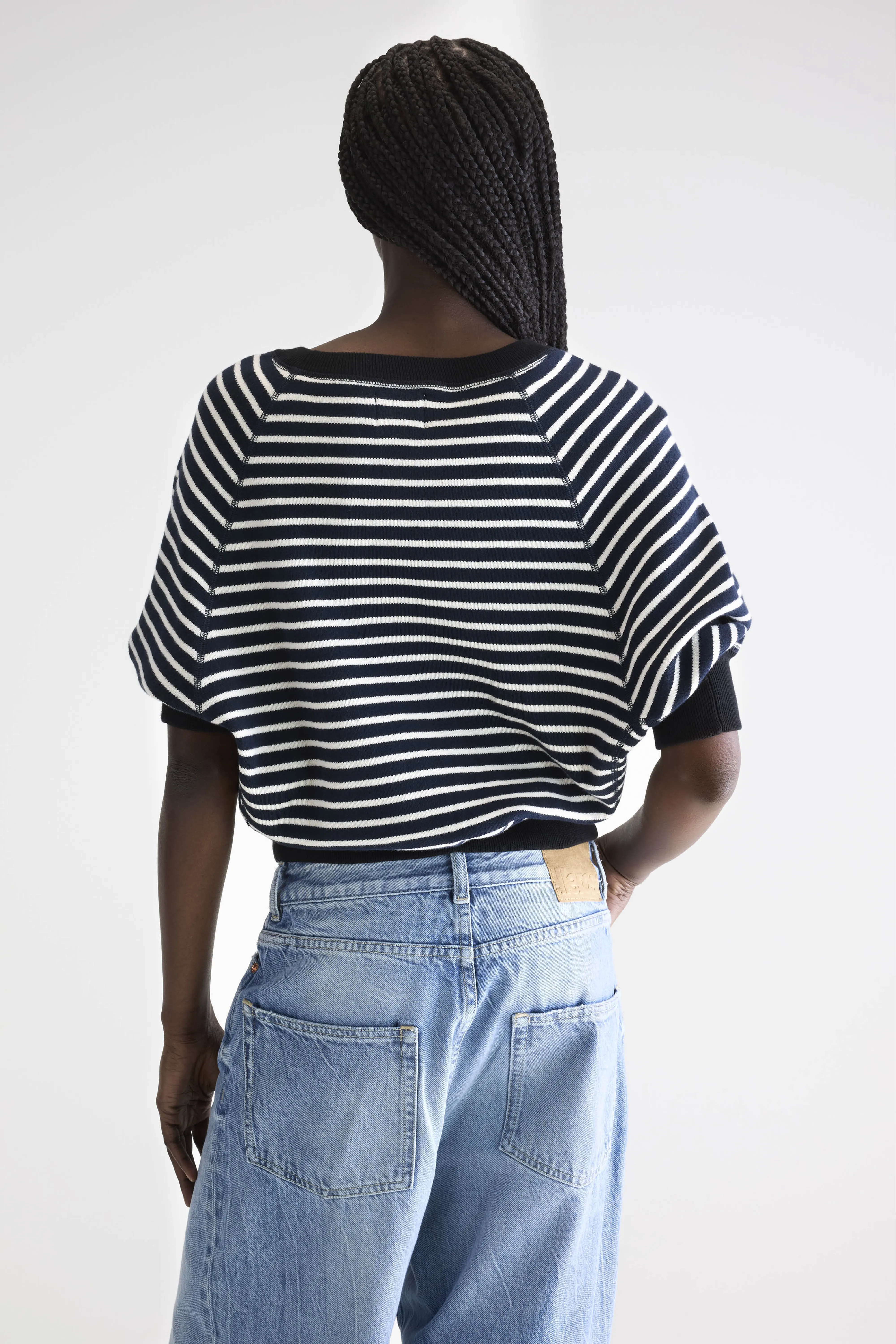 Anglet crewneck sweater (252 / W / STRIPE B) - Image 4