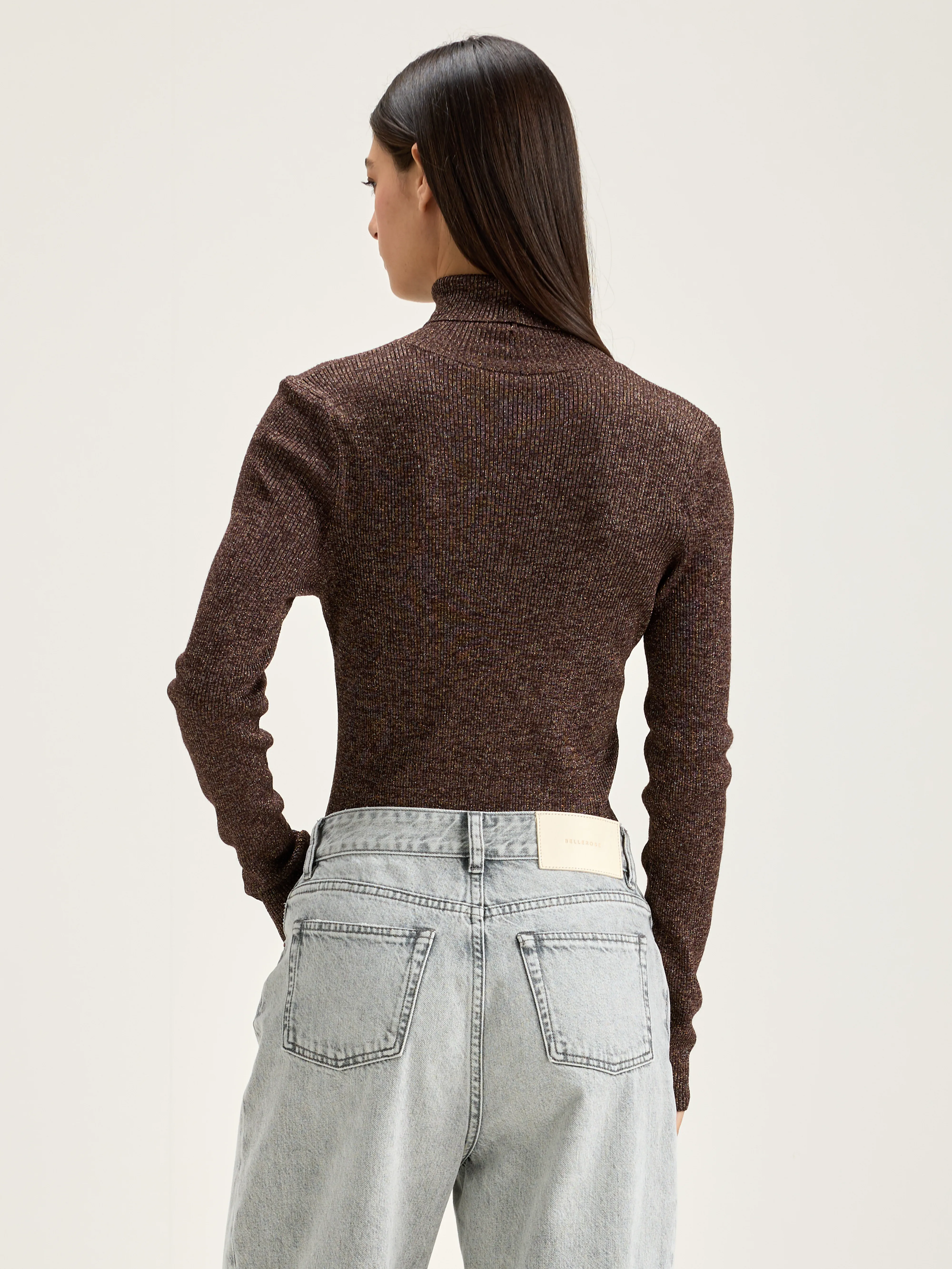 Anoit turtleneck sweater (242 / W / CHESTNUT) - Image 4