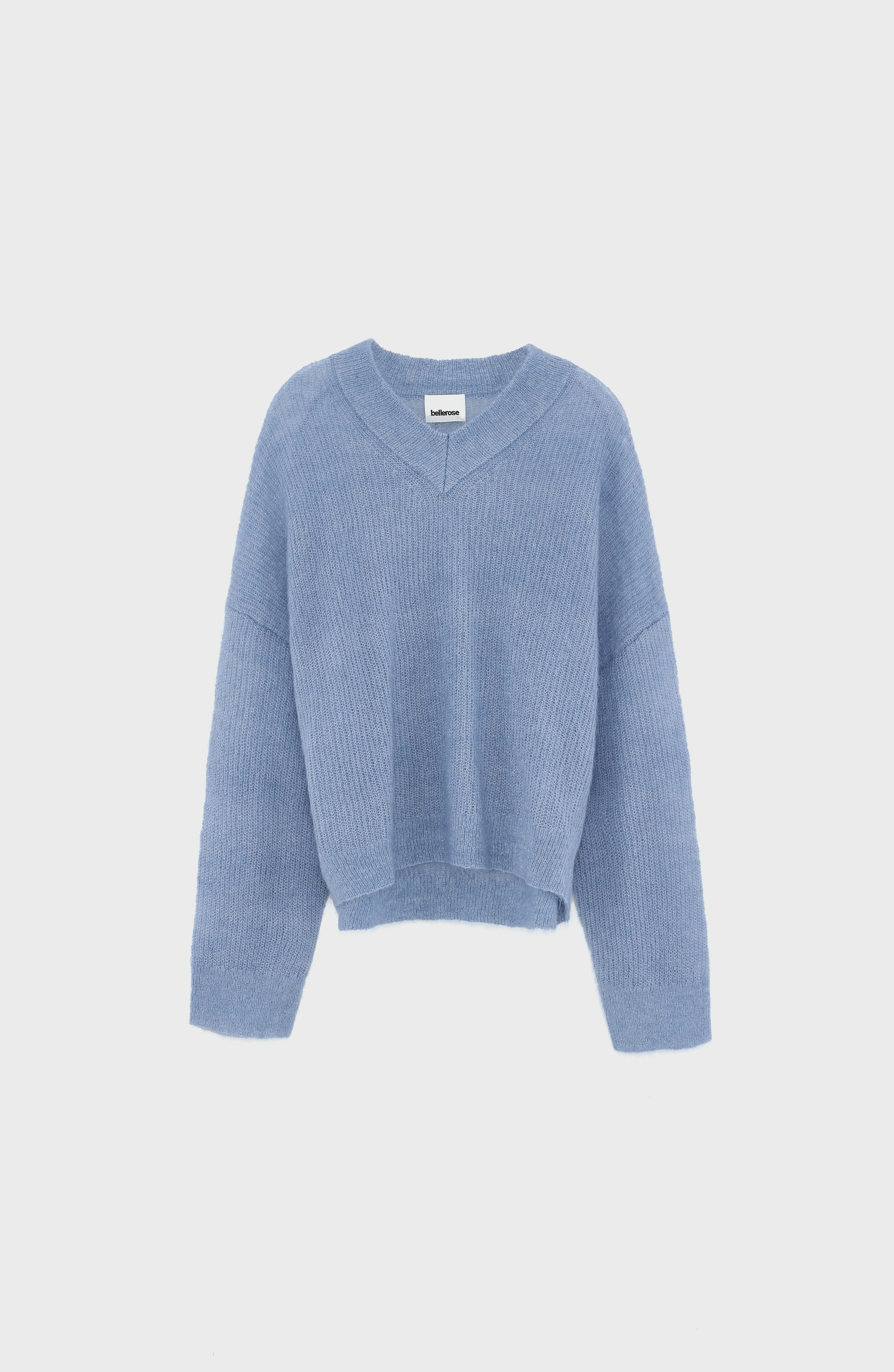 Arcy v-neck sweater (252 / W / CHAMBRAY) - Image 7