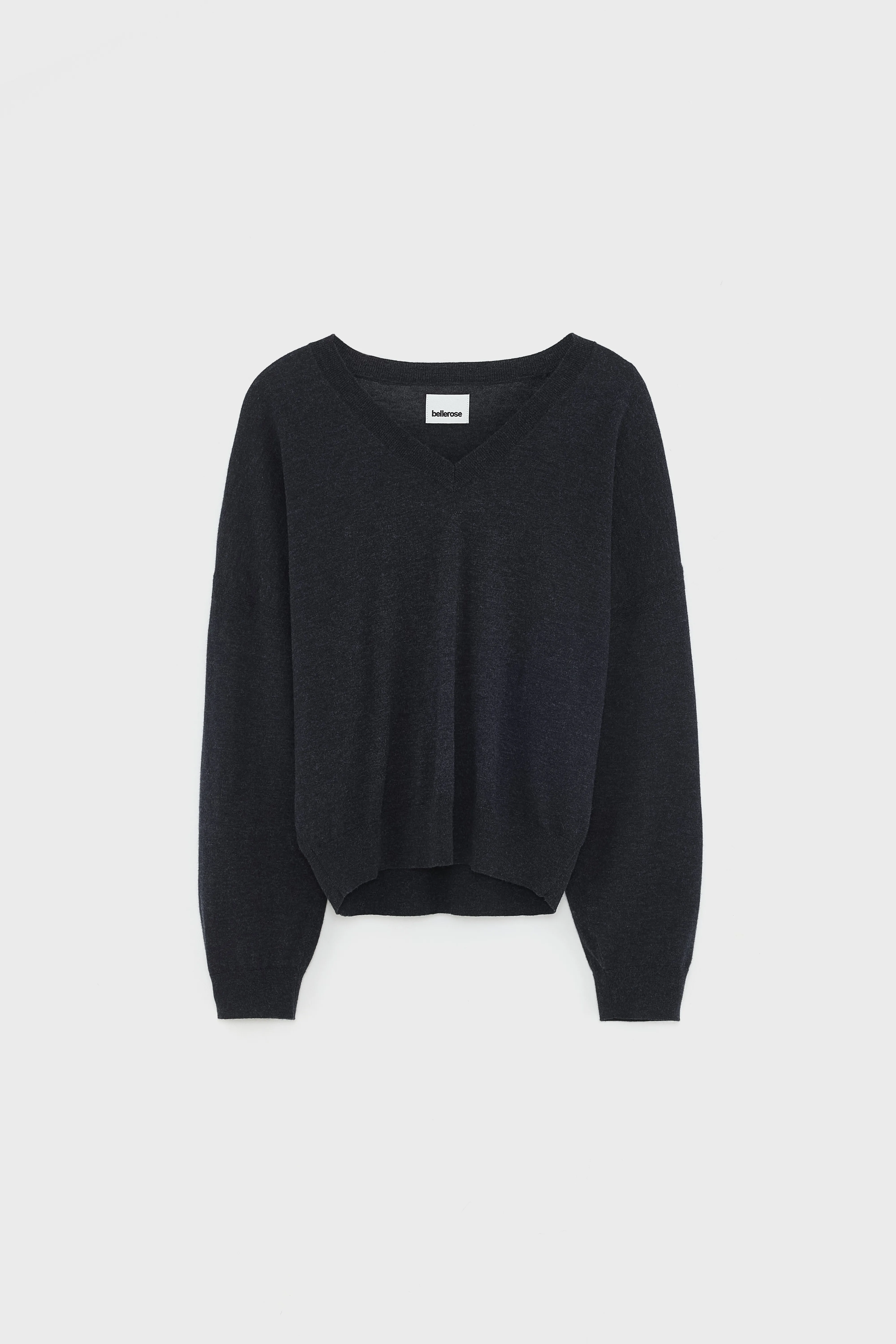 Arybev V-Neck Sweater (252 / W / ANTHRACITE) - Image 7