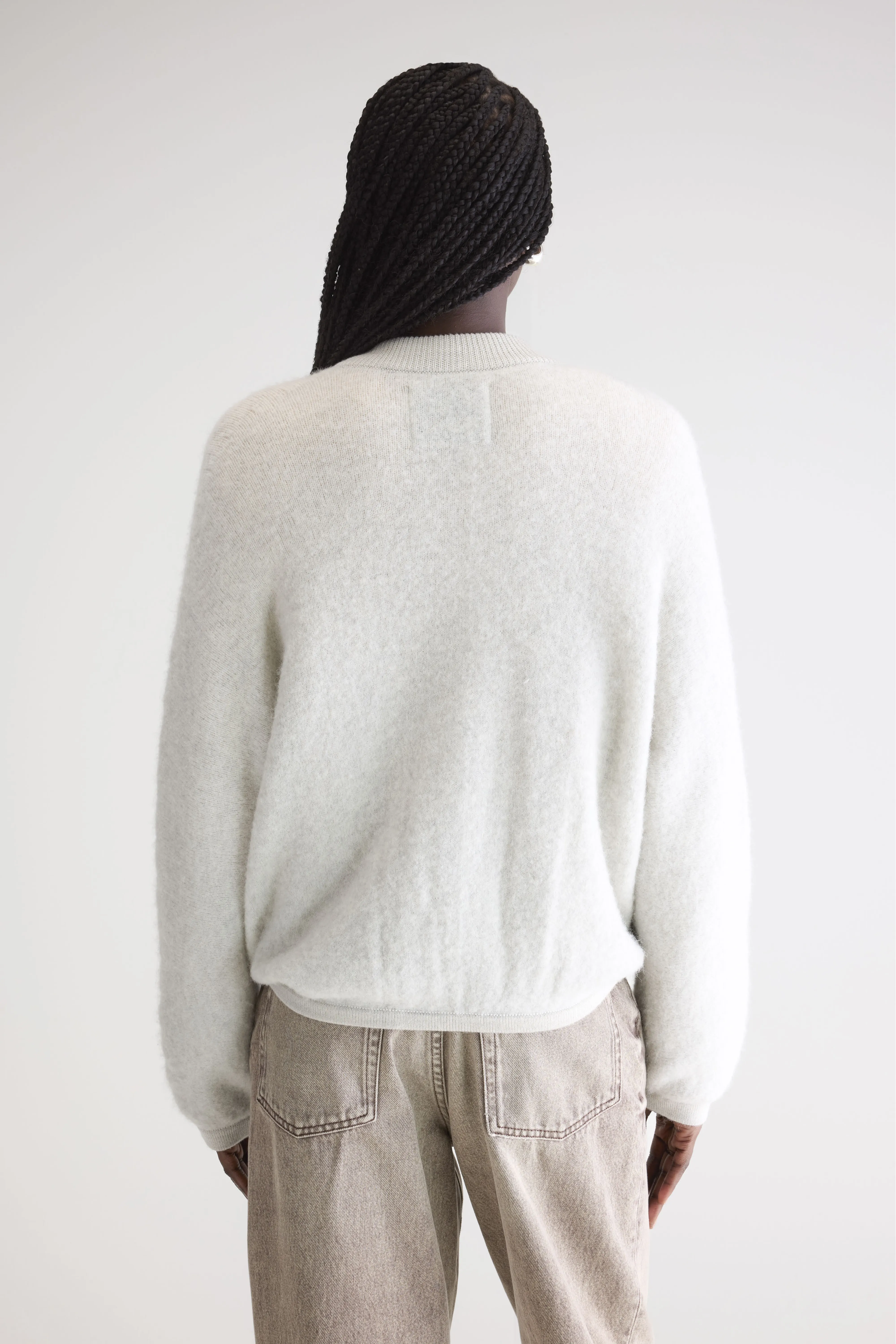 Asedi zip-up cardigan (252 / W / OYSTER) - Image 4
