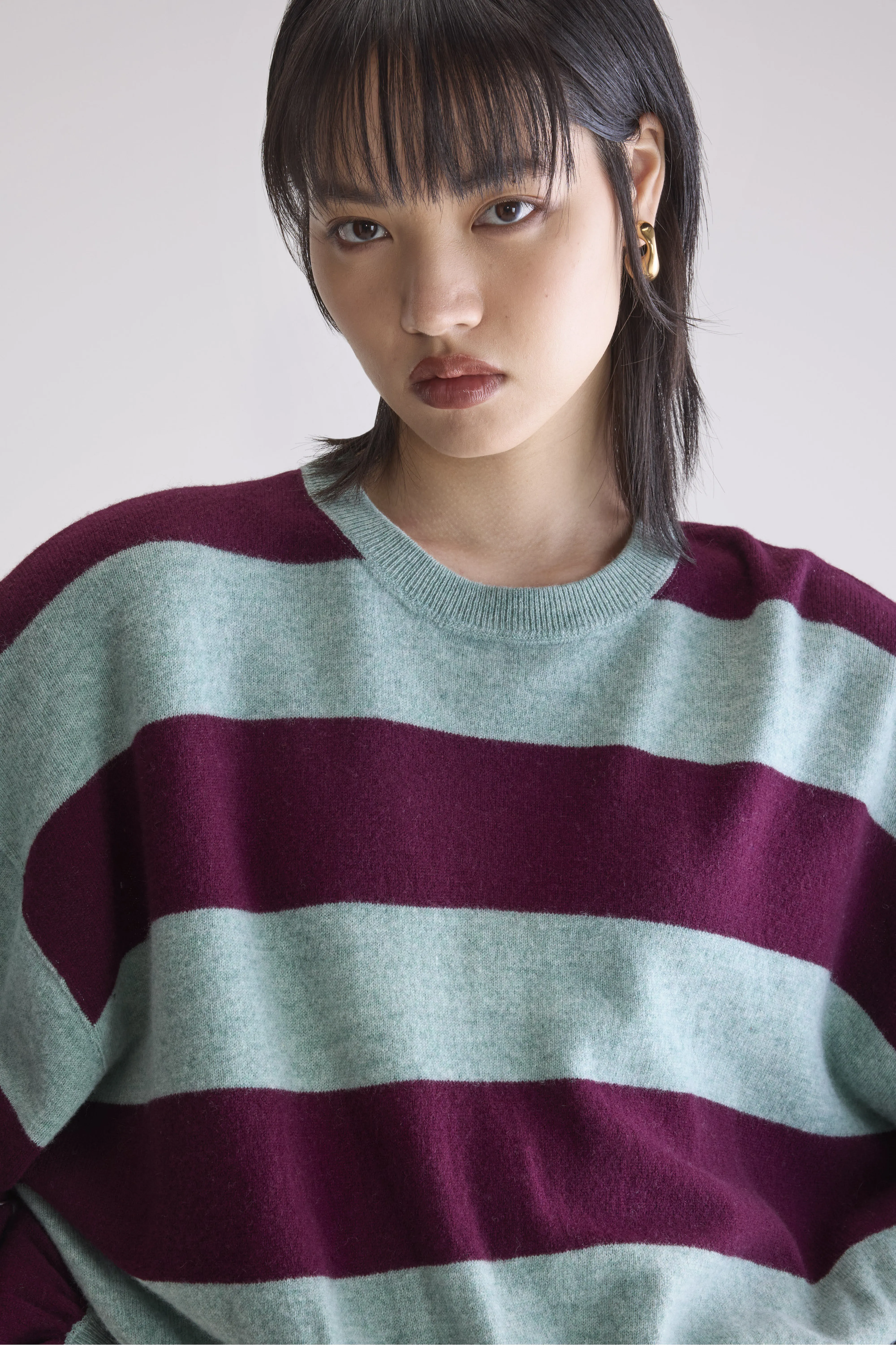 Attus cropped sweater (252 / W / STRIPE B) - Image 5