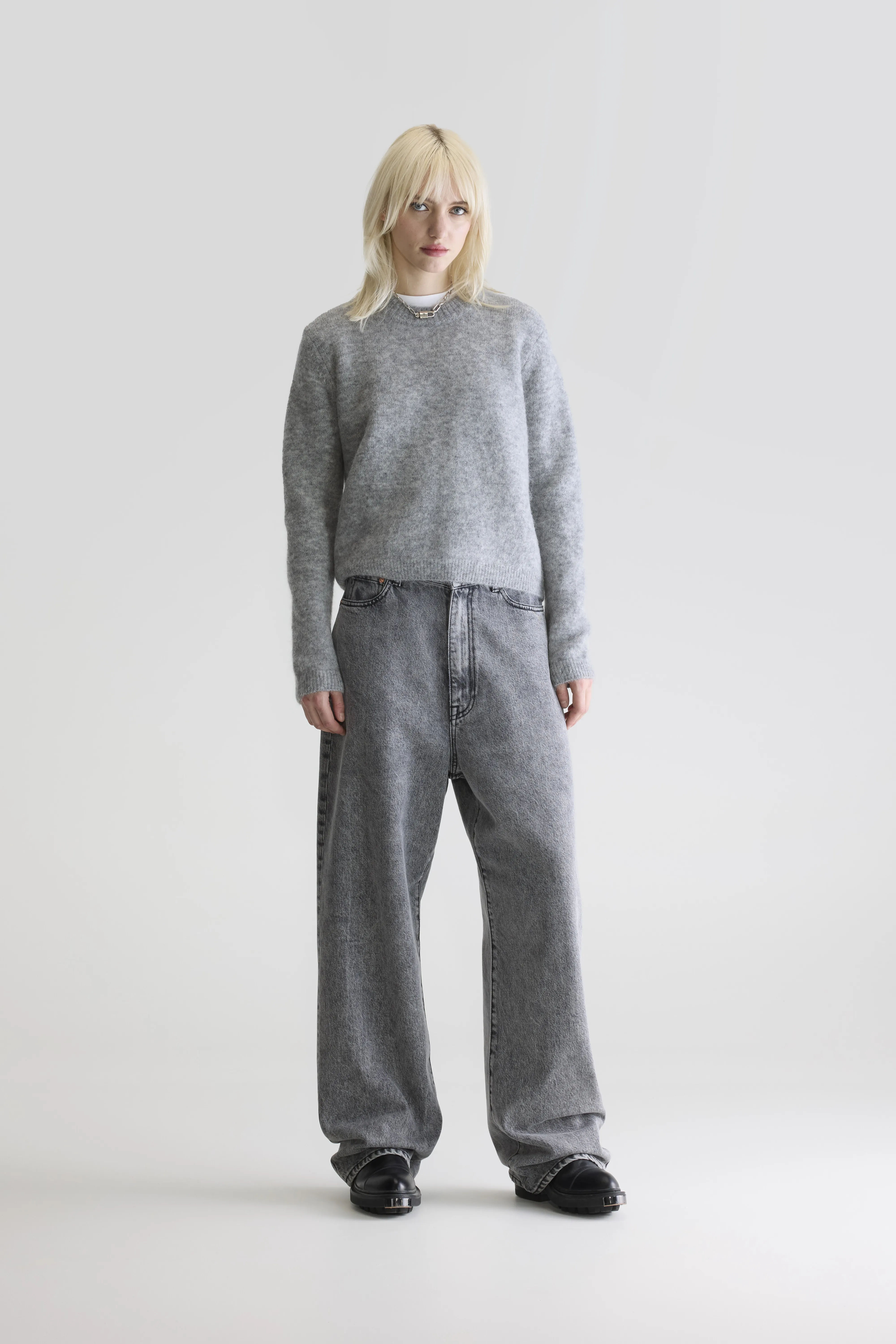 Auron slim sweater (252 / W / H. GREY) - Image 3