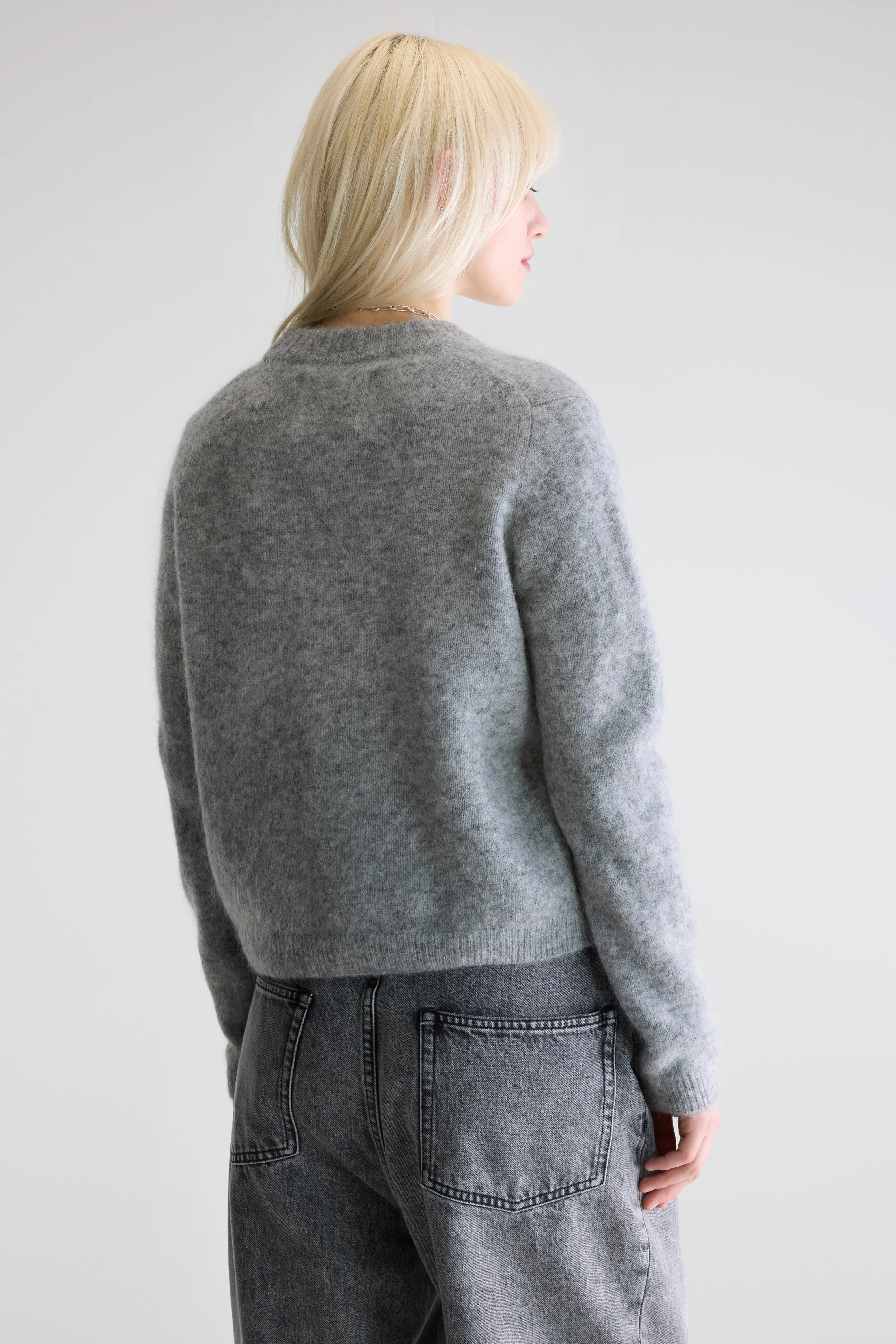 Auron slim sweater (252 / W / H. GREY) - Image 4
