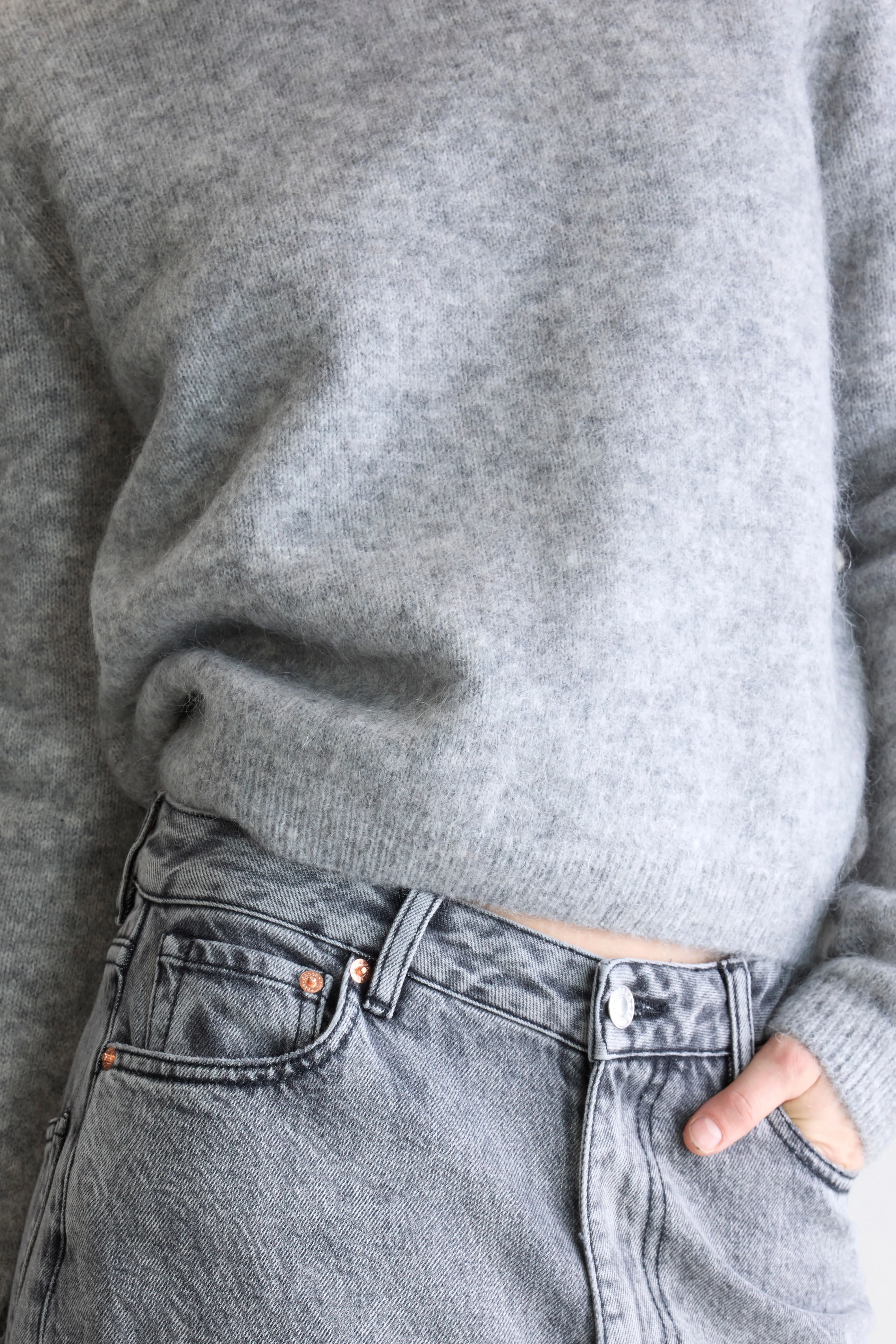 Auron slim sweater (252 / W / H. GREY) - Image 6