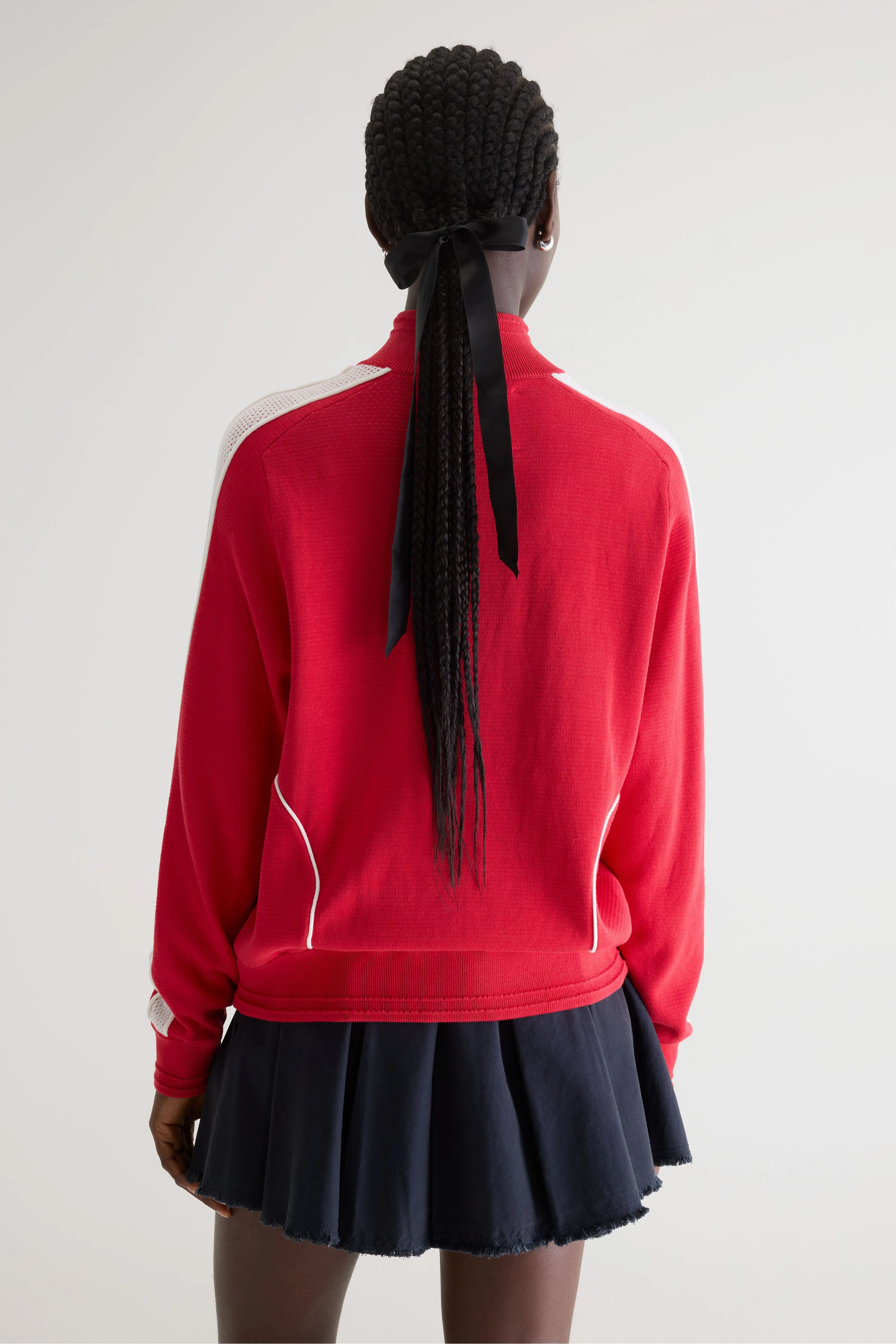 Dasy zip-up sweatshirt (261 / W / MASSAI RED) - Image 4