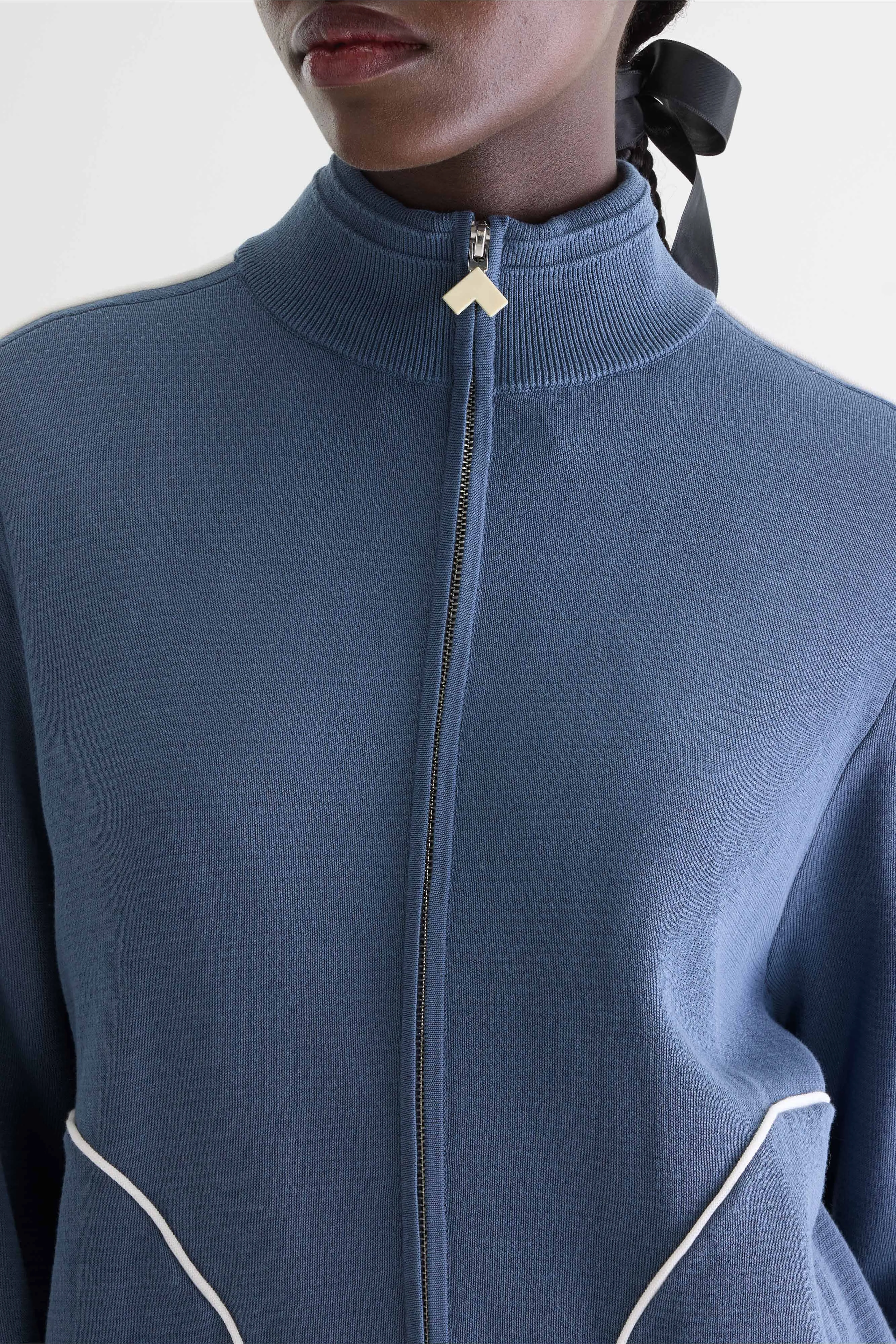 Dasy zip-up sweatshirt (261 / W / STORM) - Image 4