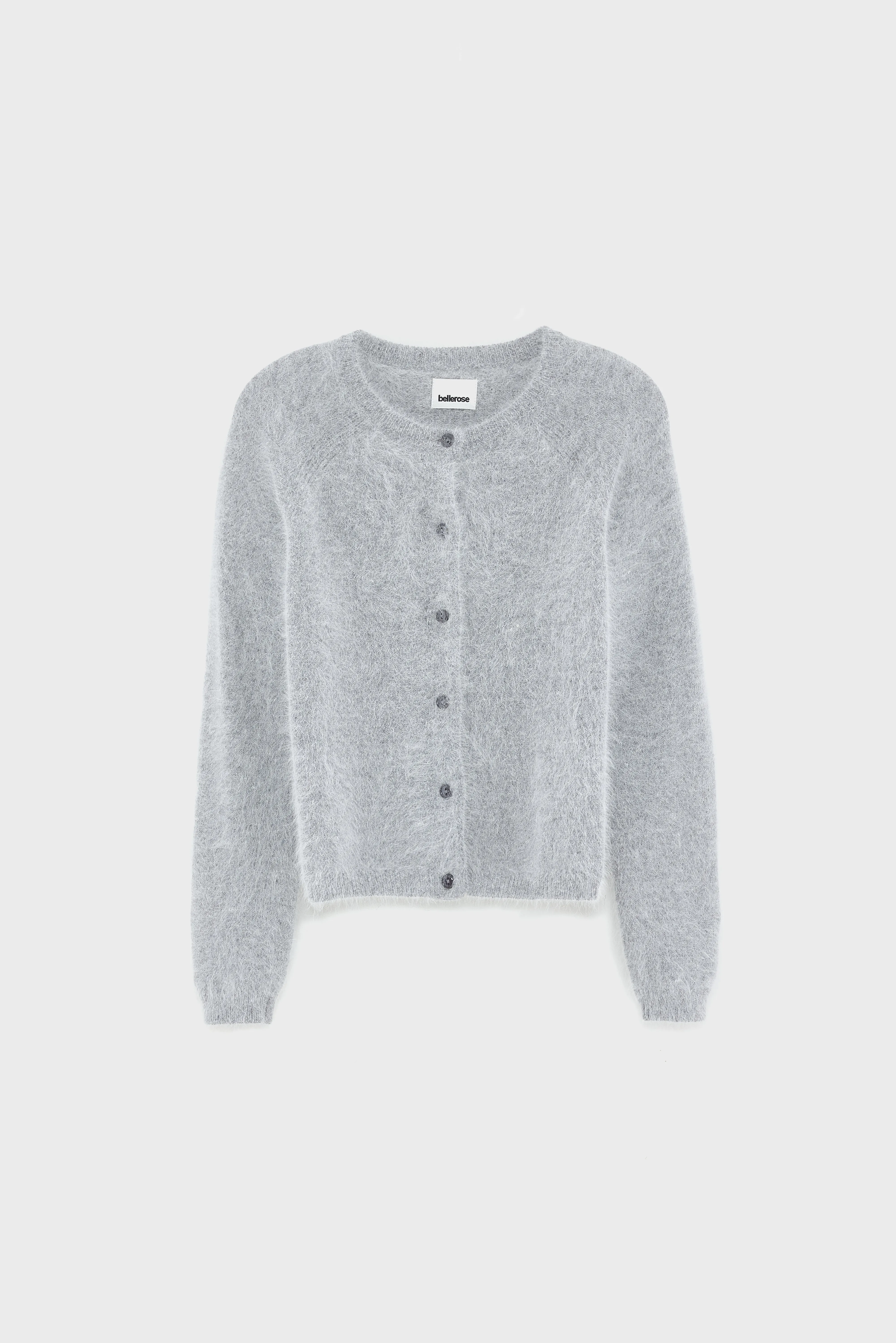 Datair angora-blend cardigan (252 / W / H. GREY) - Image 7