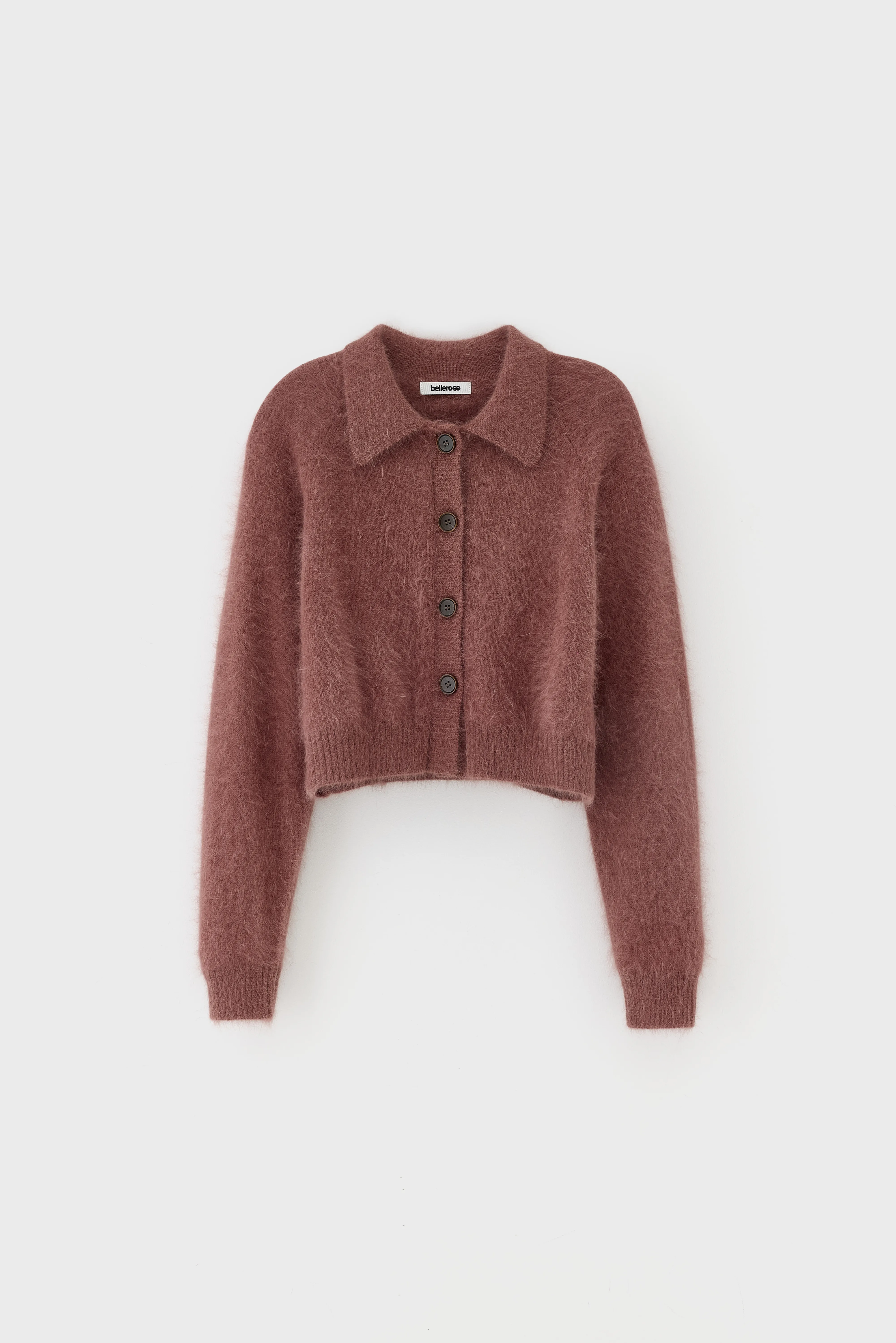 Datco angora-blend cardigan (261 / W / MAHOGANY) - Image 7
