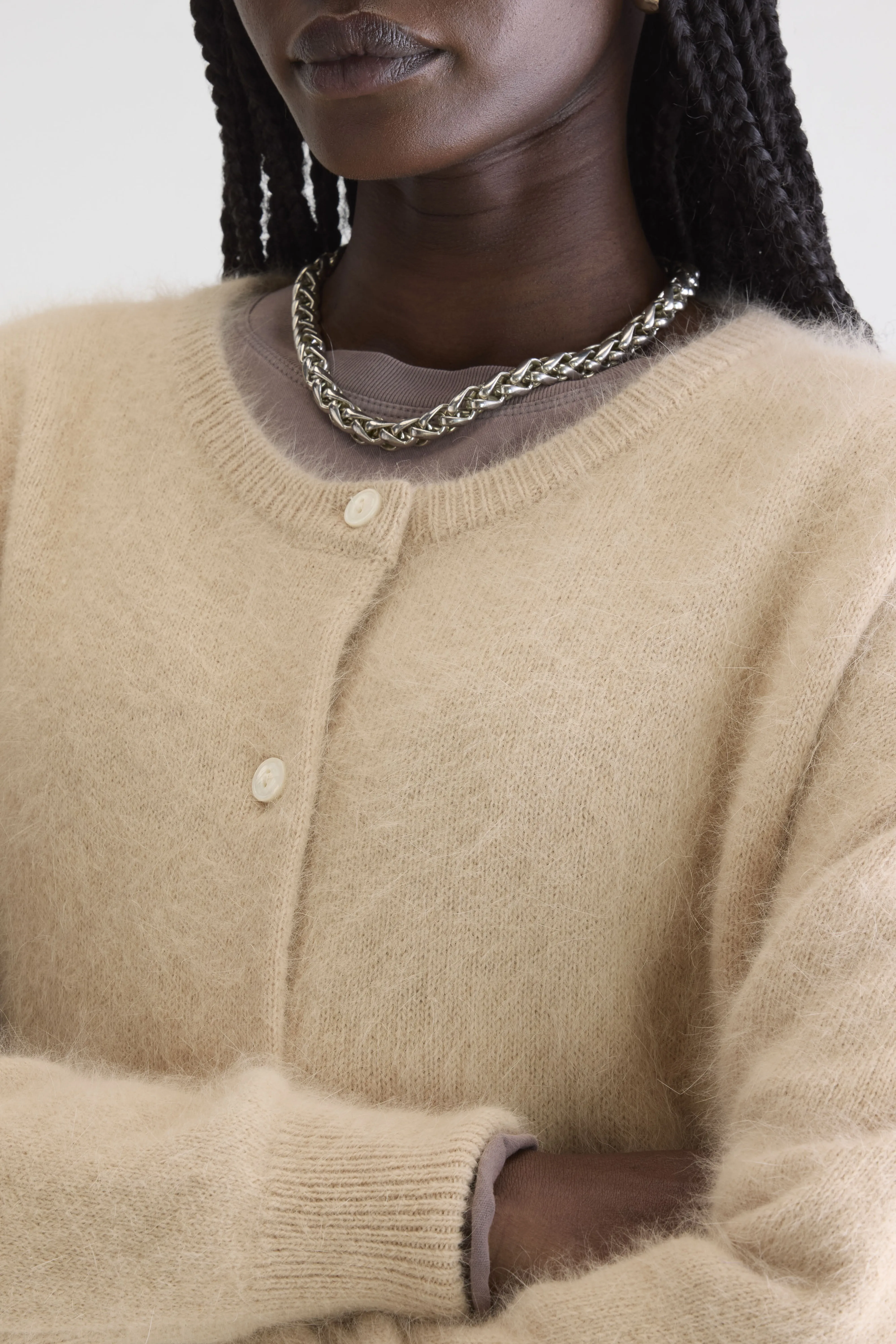 Dathan angora-blend cardigan (252 / W / IVORY) - Image 5