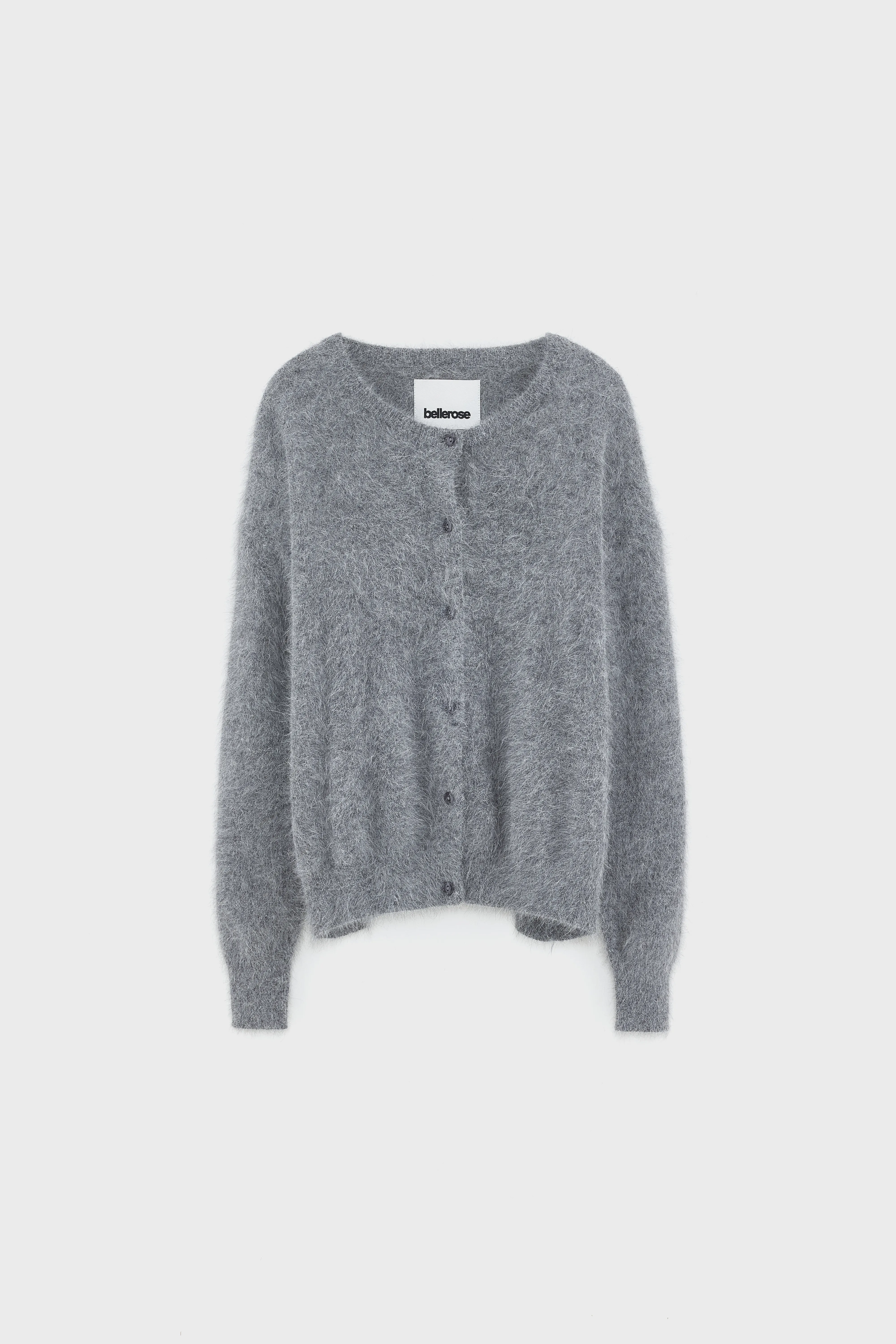 Dathan angora-blend cardigan (252 / W / MID GREY) - Image 7