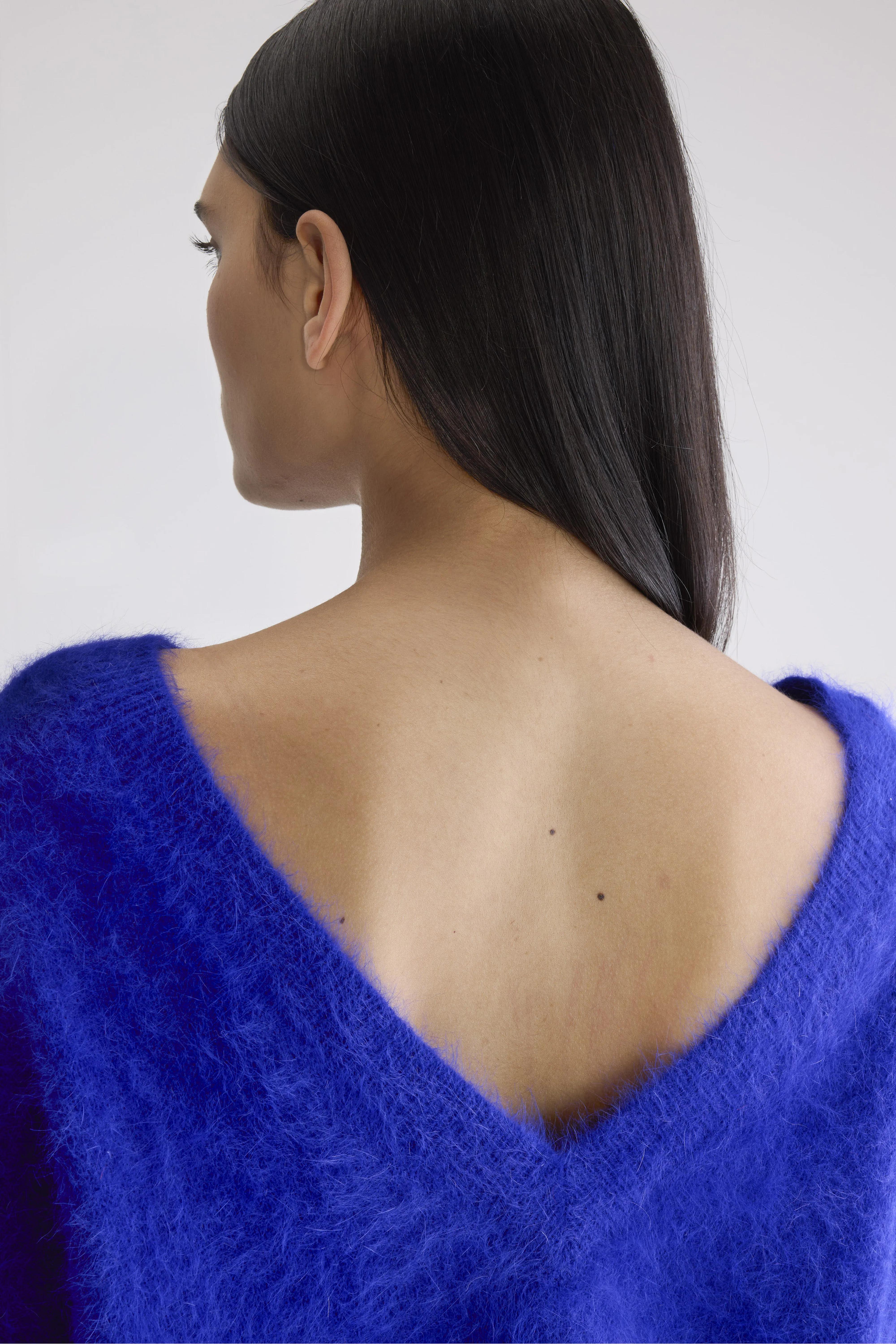 Dathe angora-blend sweater (252 / W / DELPHINIUM) - Image 6