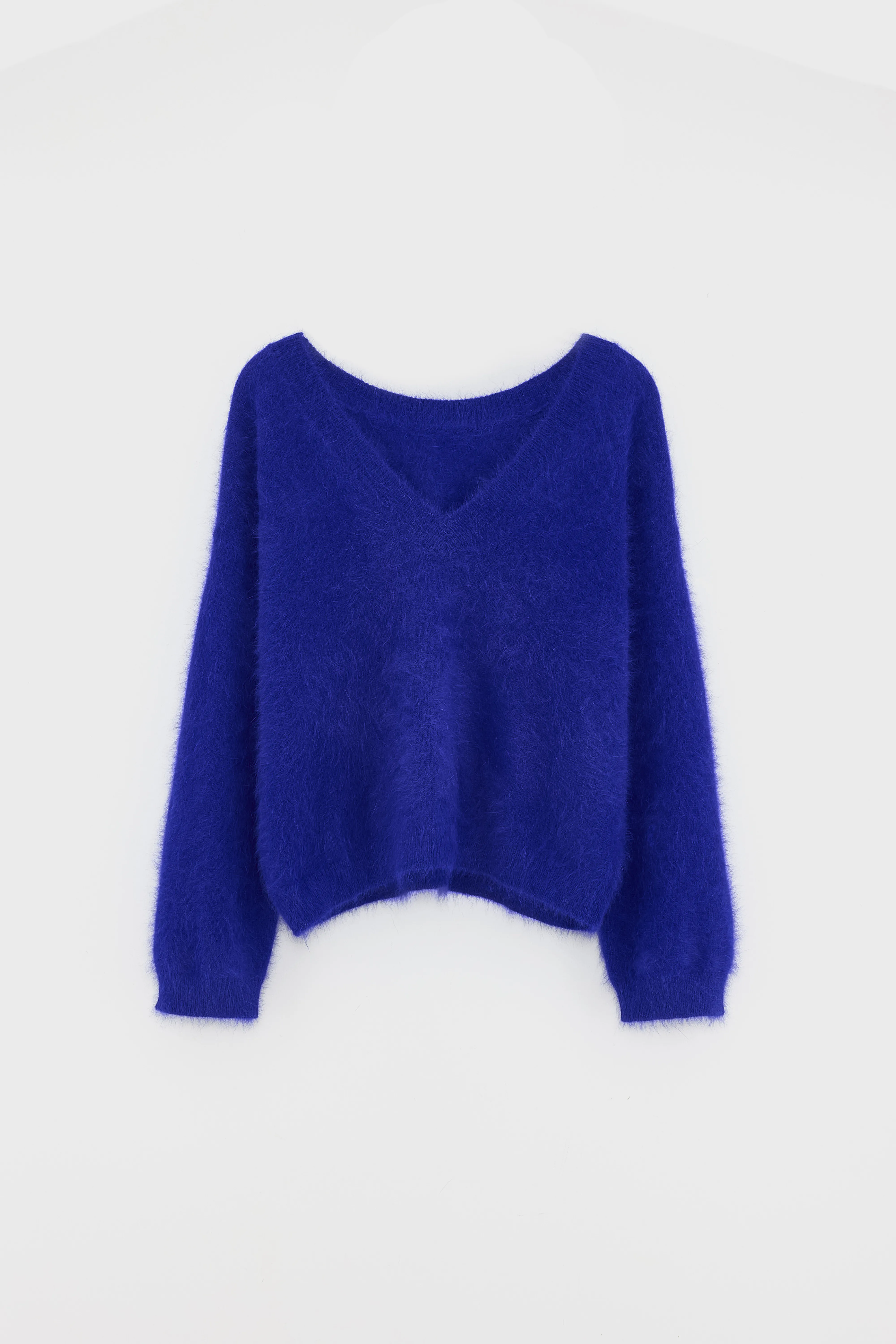 Dathe angora-blend sweater (252 / W / DELPHINIUM) - Image 8