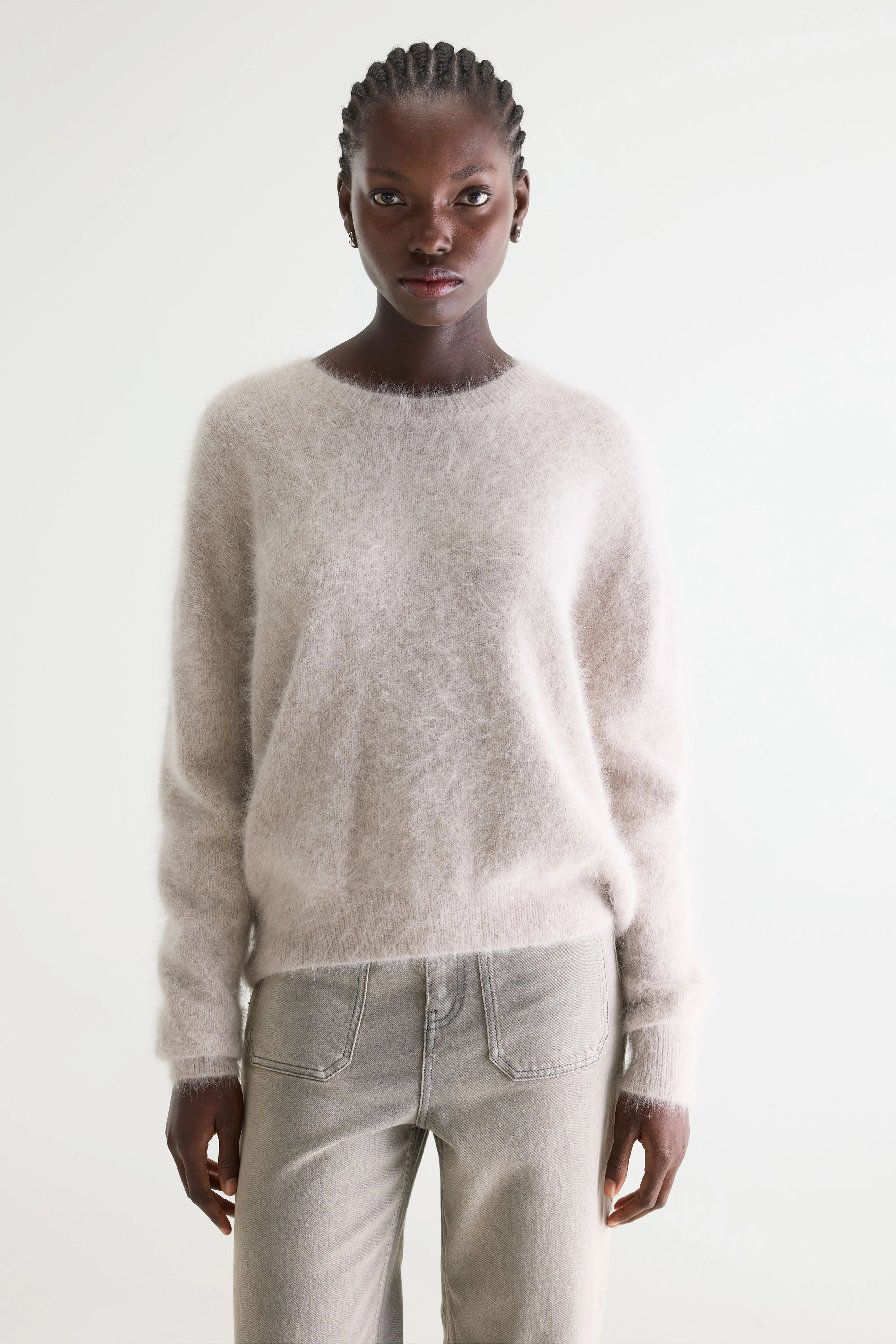 Datus angora-blend sweater (261 / W / LIGHT GREY) - Image 2