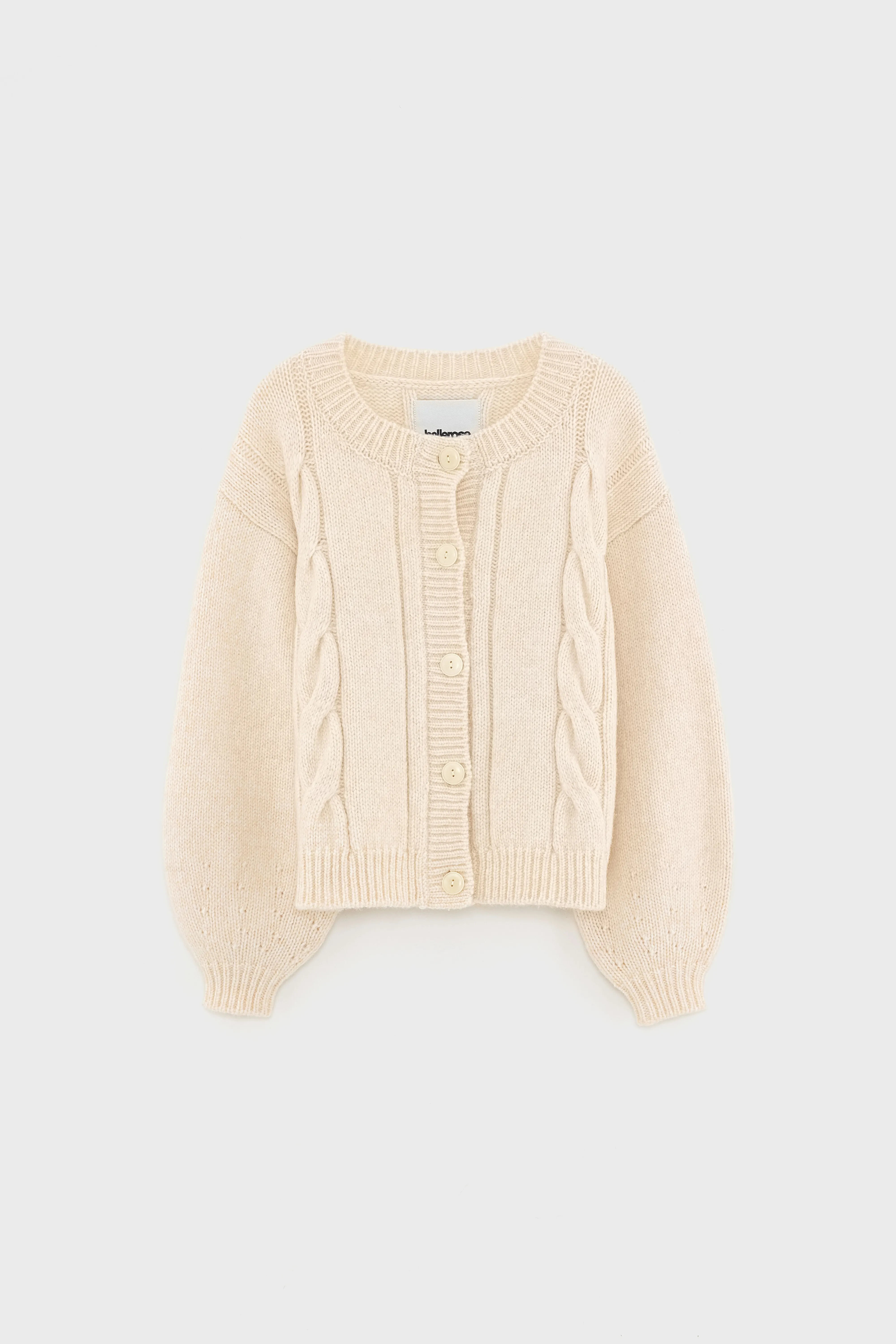 Dico chunky cardigan (252 / W / IVORY) - Image 7