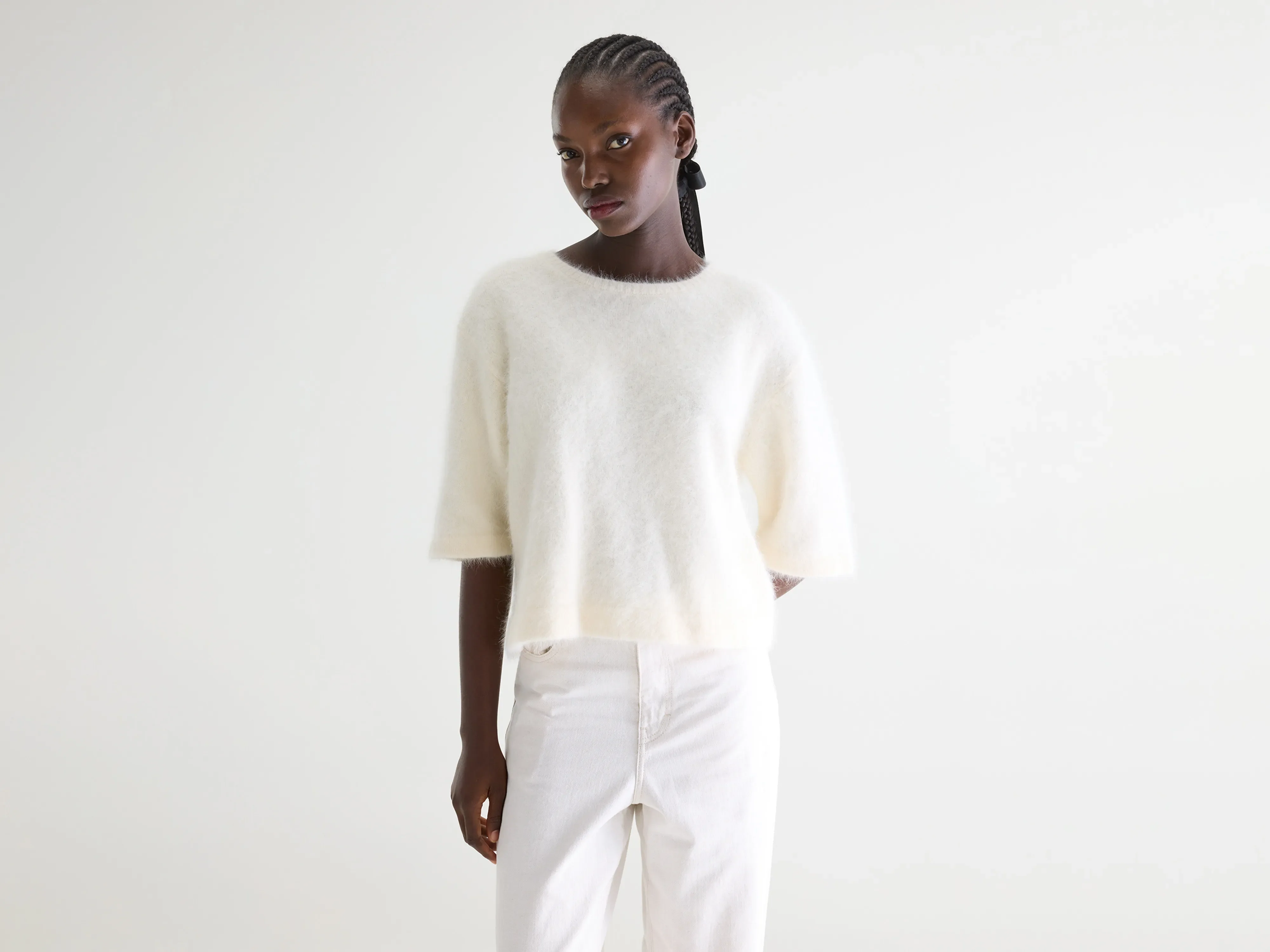 Dime angora-blend sweater (261 / W / ECRU)