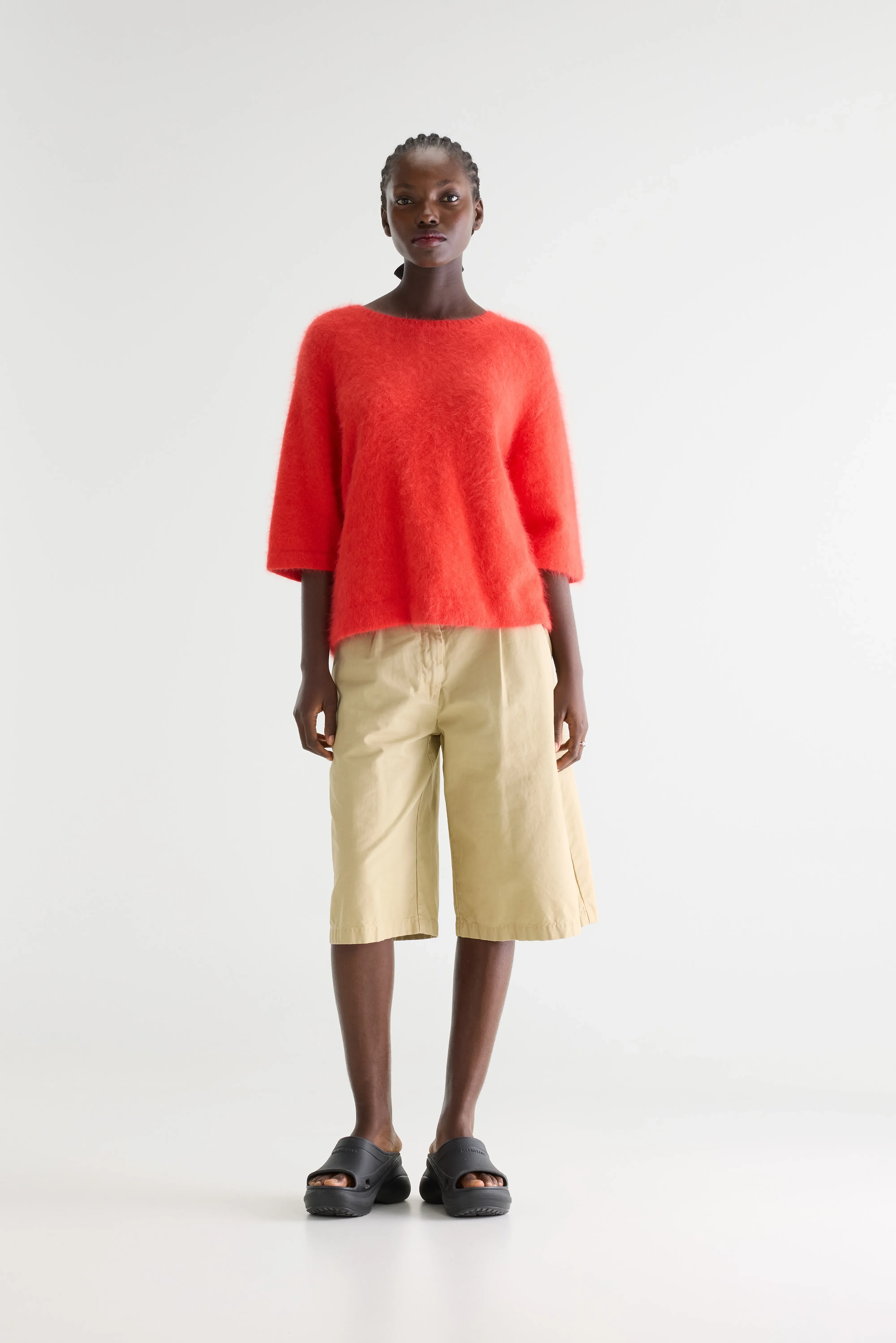 Dime angora-blend sweater (261 / W / SALSA) - Image 3