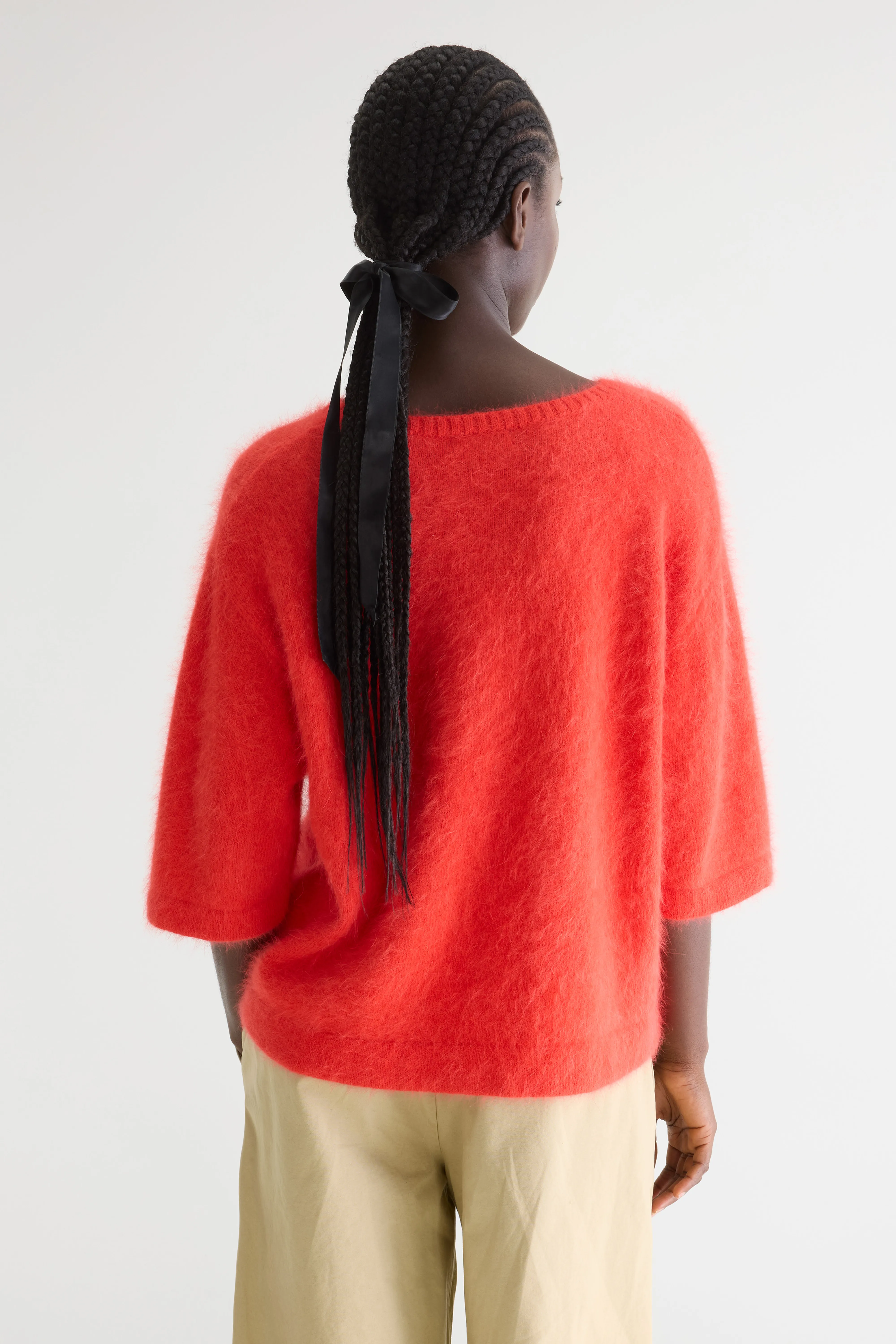 Dime angora-blend sweater (261 / W / SALSA) - Image 4