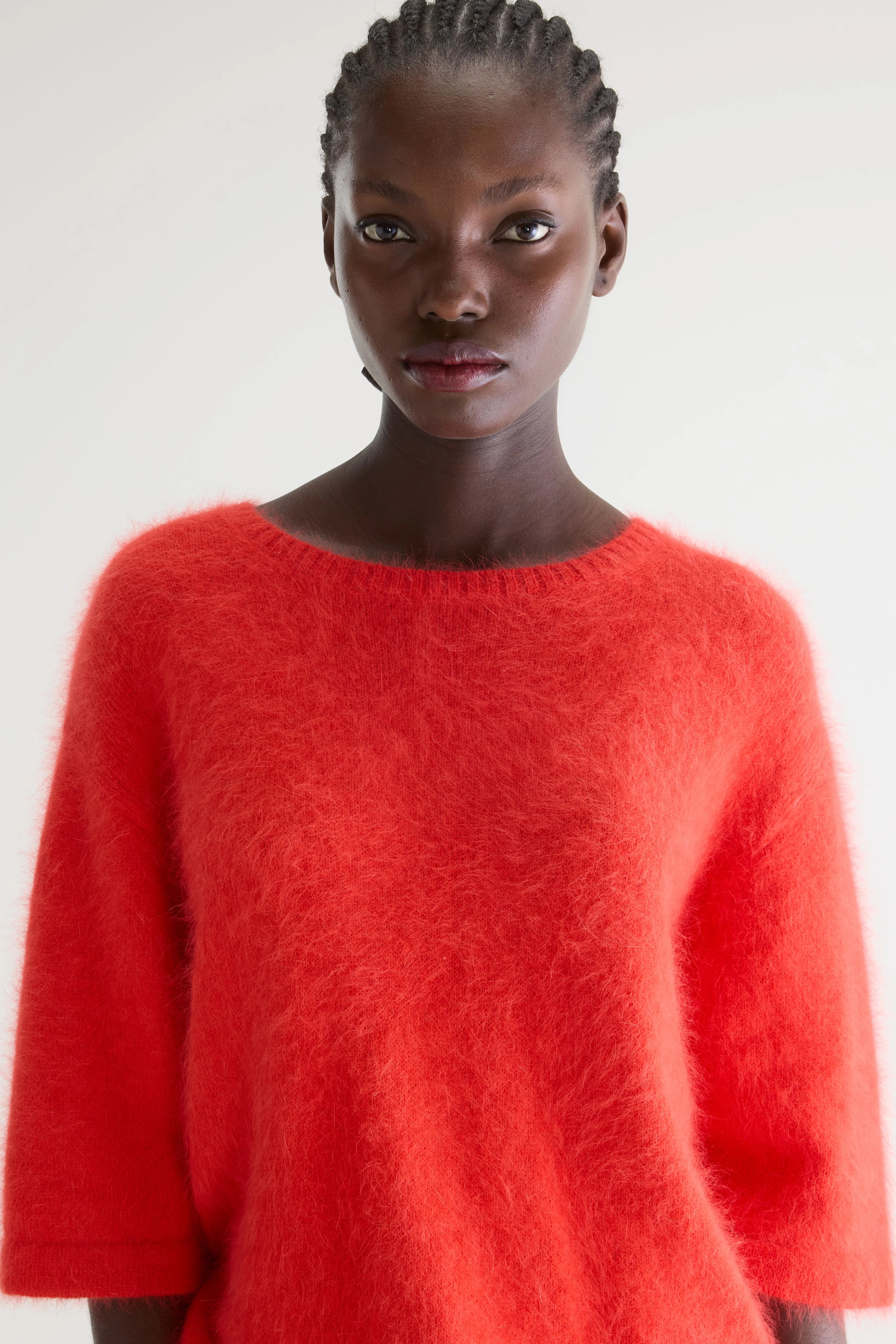 Dime angora-blend sweater (261 / W / SALSA) - Image 5