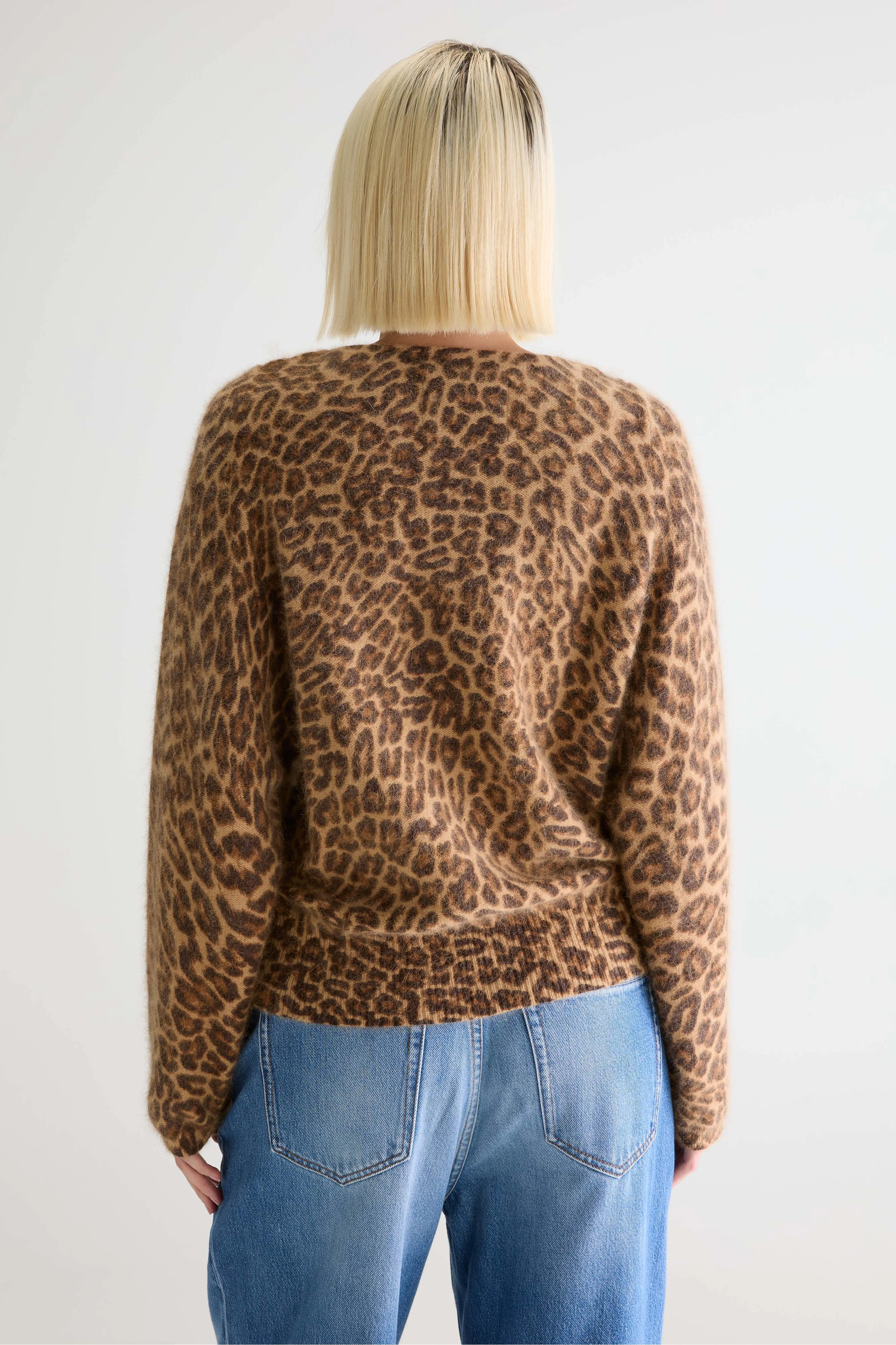 Dioal leopard print sweater (252 / W / COMBO A) - Image 4